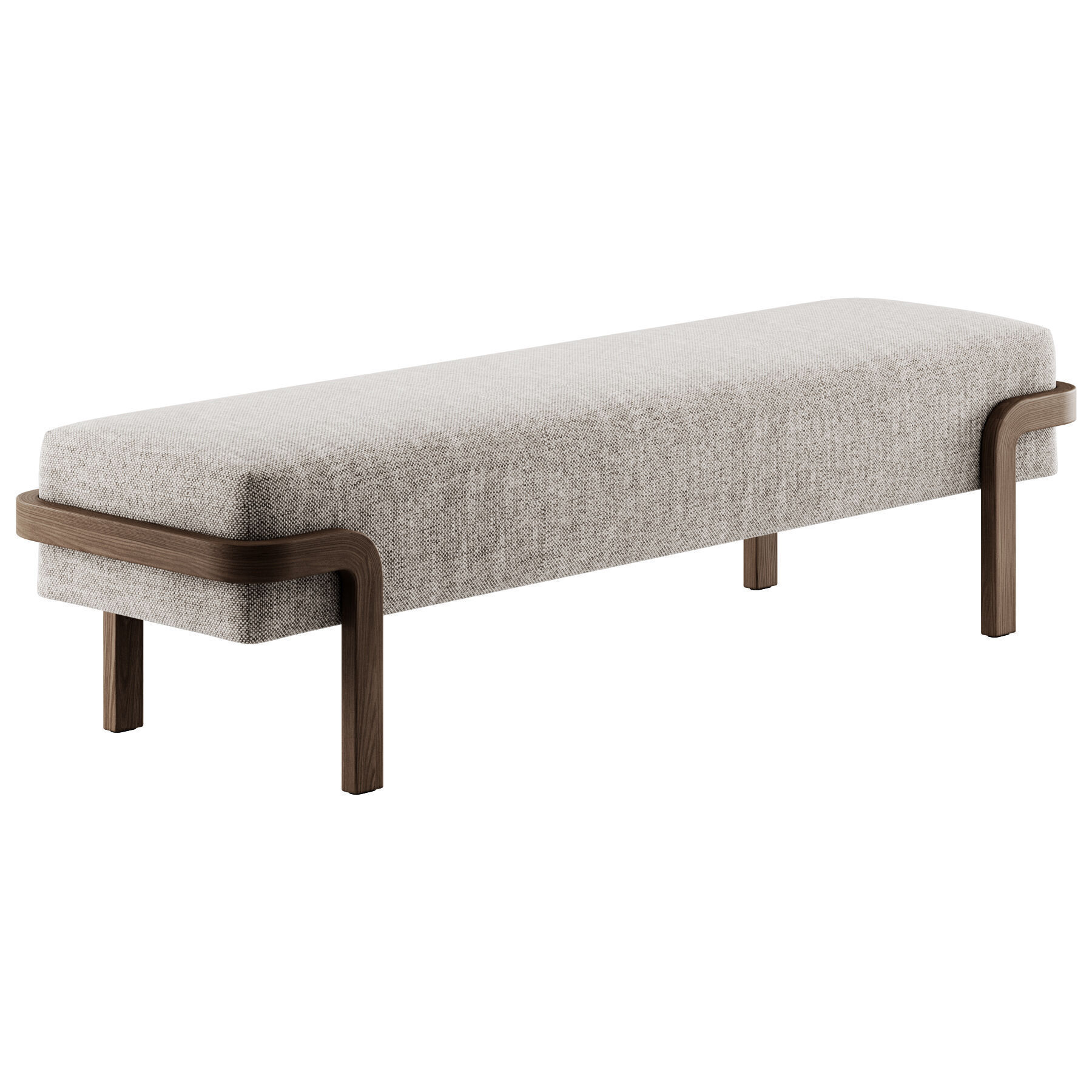 Dominick Bench By Conte Casa 3D model_1