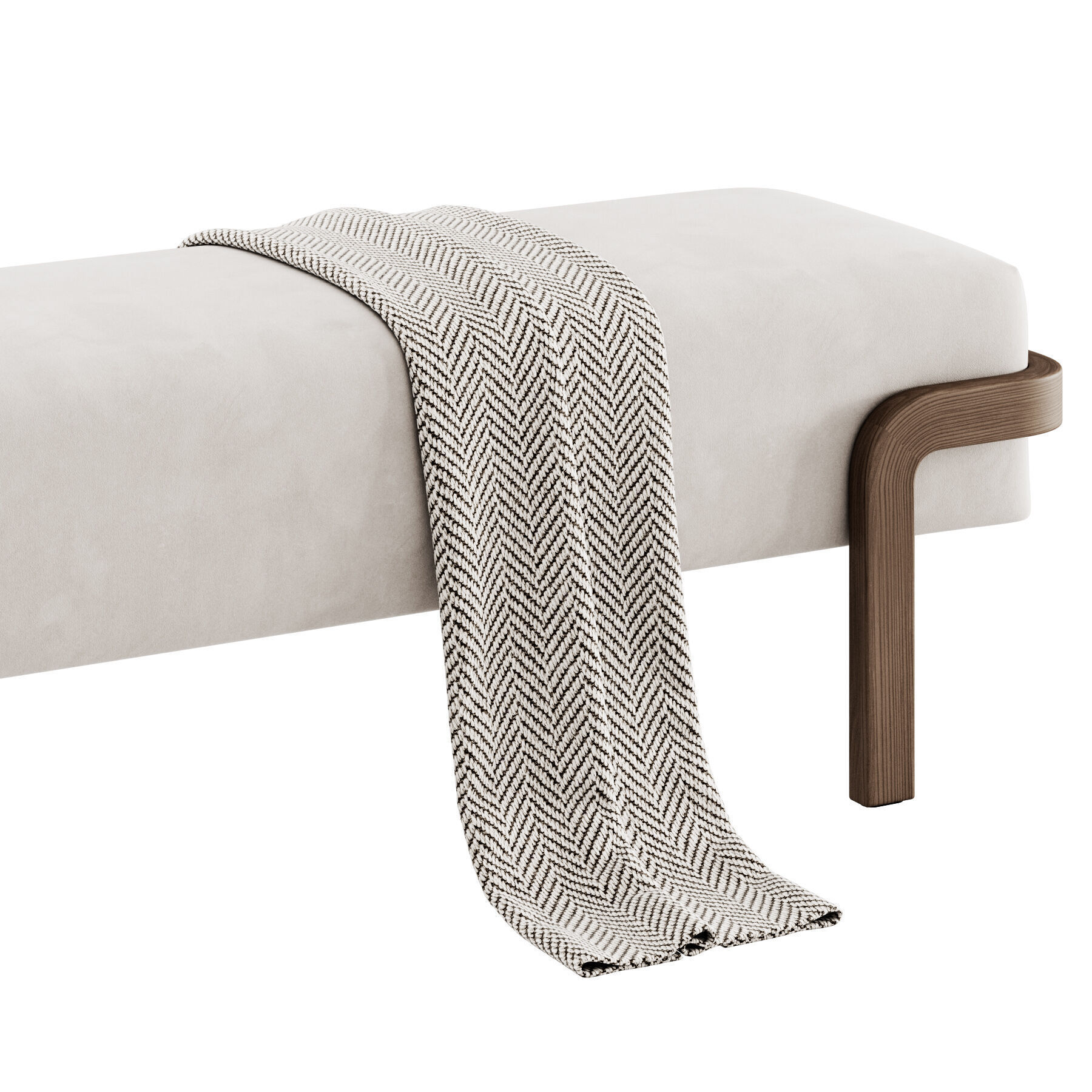 Dominick Bench By Conte Casa 3D model_5