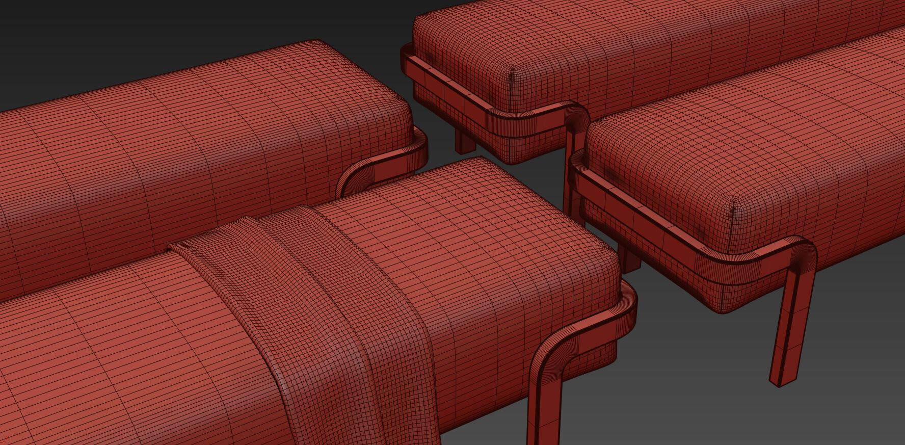 Dominick Bench By Conte Casa 3D model_21