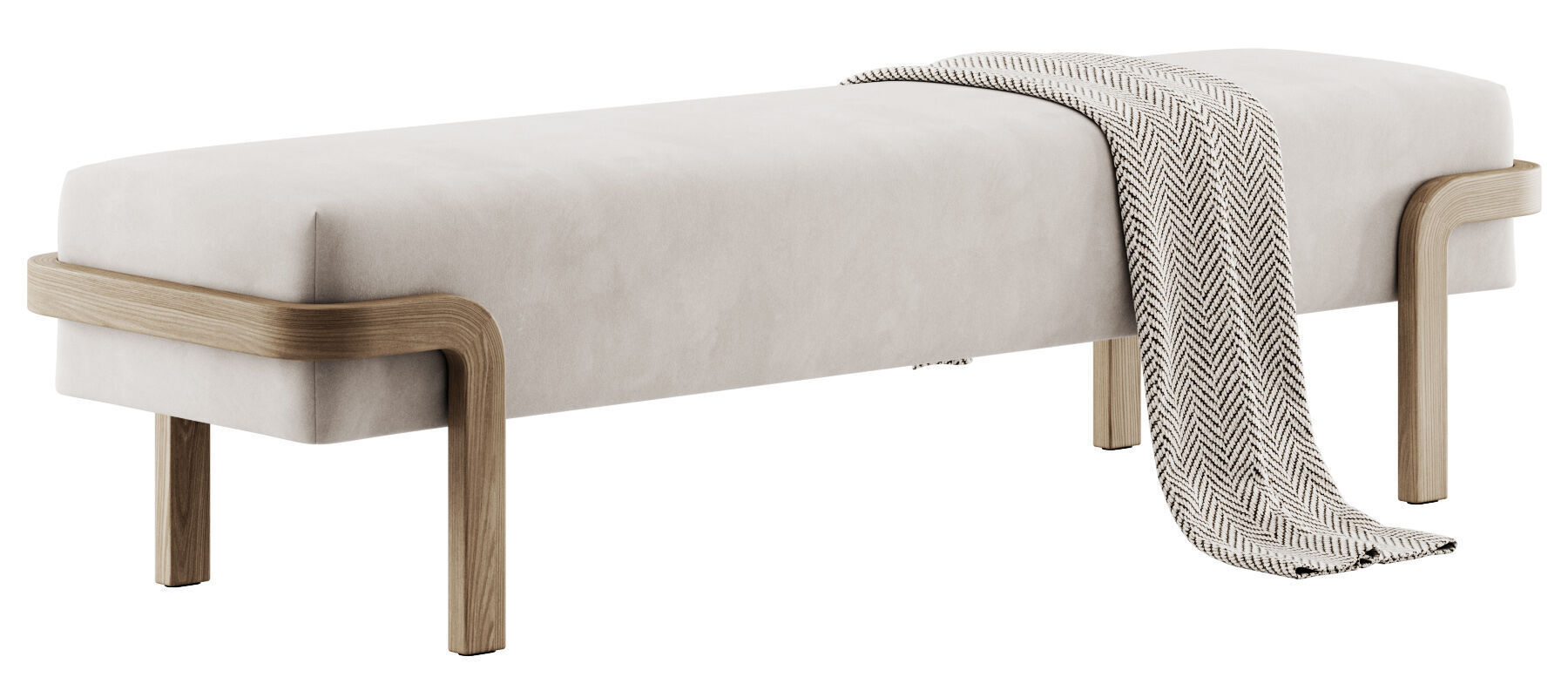 Dominick Bench By Conte Casa 3D model_11