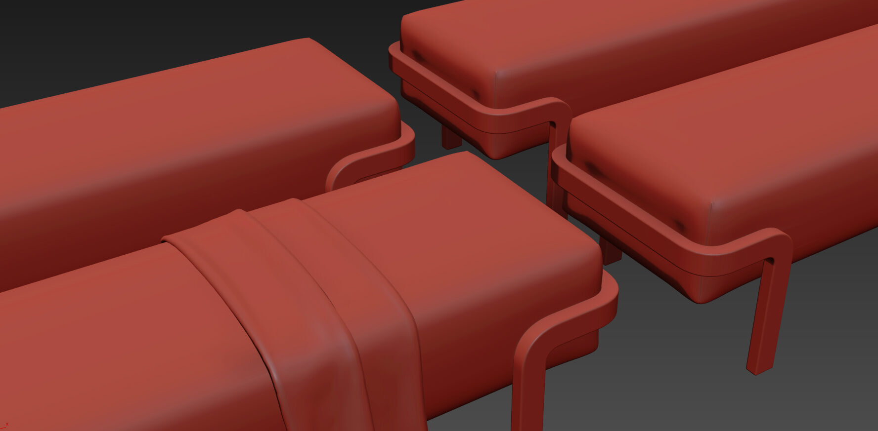 Dominick Bench By Conte Casa 3D model_20