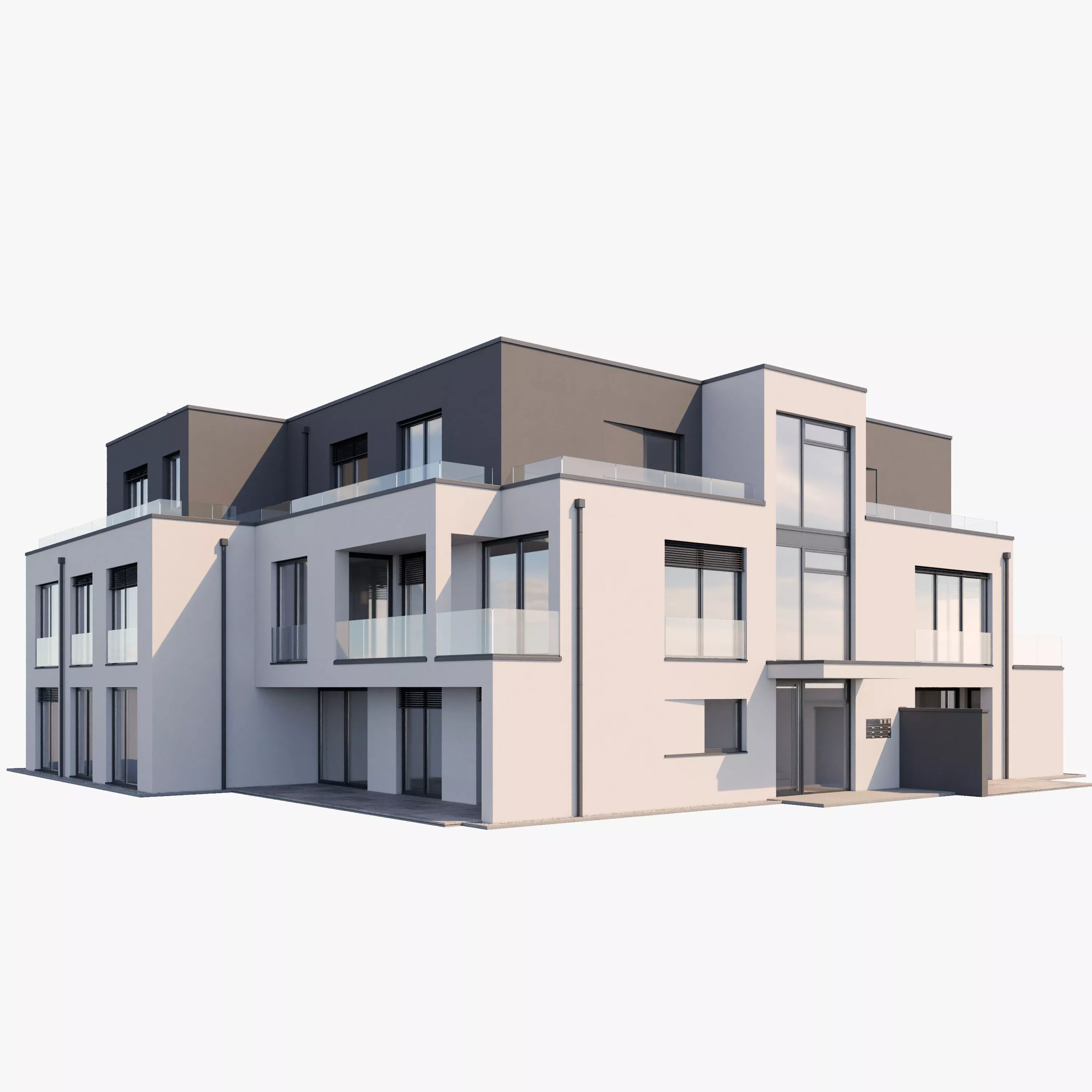 Modern Urban Villa 3D model