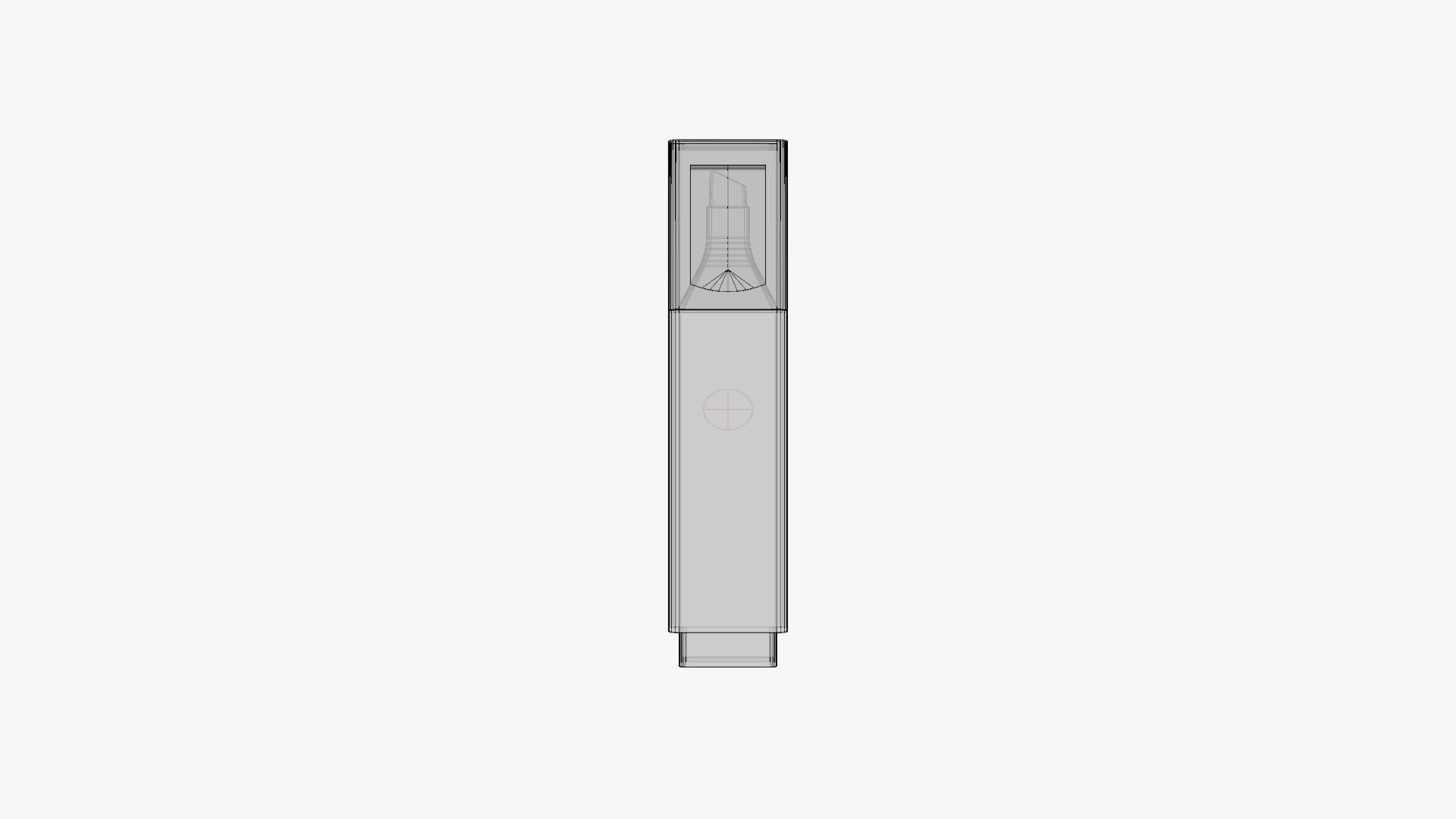 Basic Highlighter Marker - Geometry Only No Textures  3D model_6