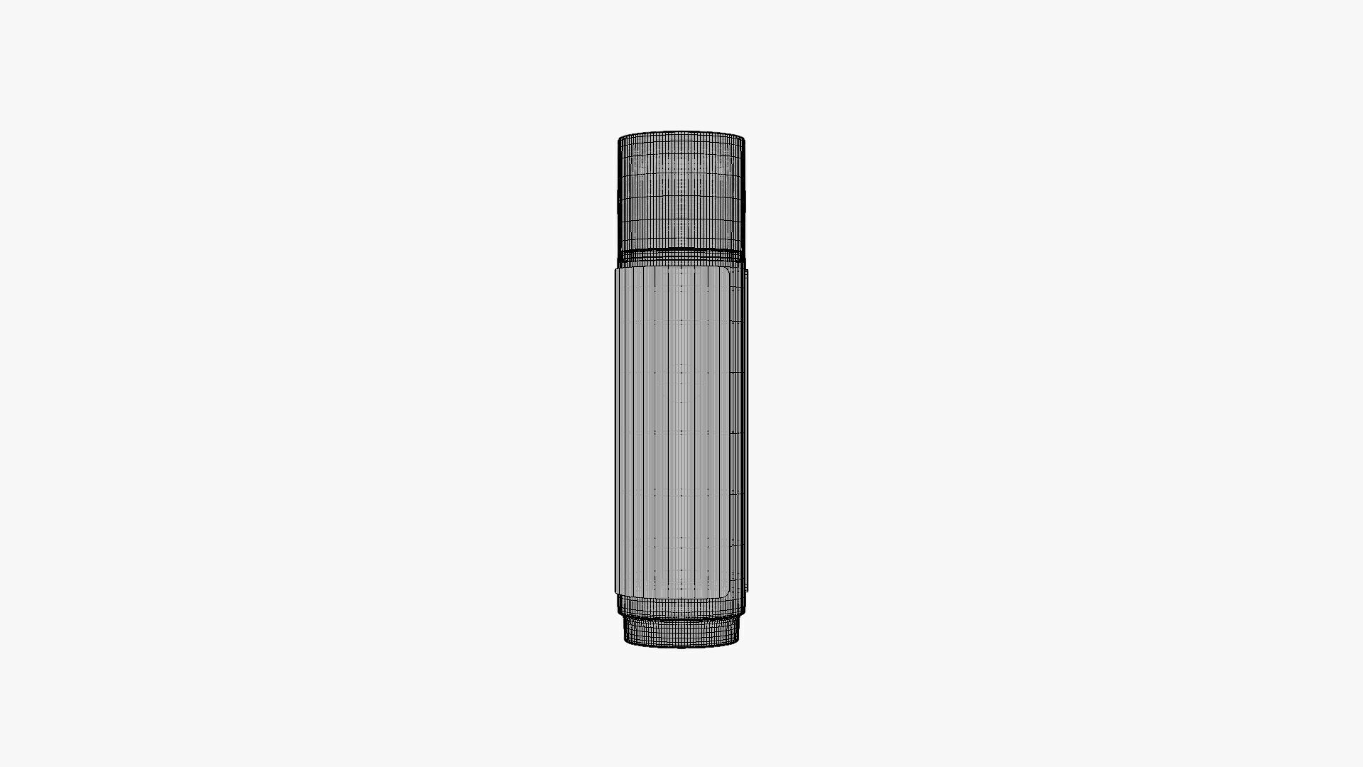 Basic Lip Balm Stick - Geometry Only No Textures No Materials 3D model_6