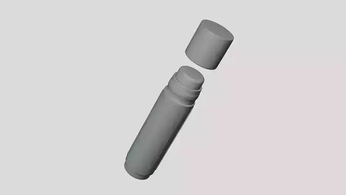 Basic Lip Balm Stick - Geometry Only No Textures No Materials