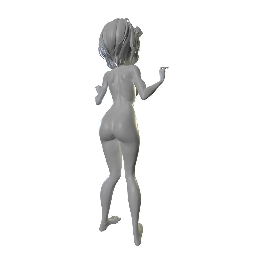 Mahou Shoujo ni Akogarete naked 1 Utena Hiiragi 3D print model_4