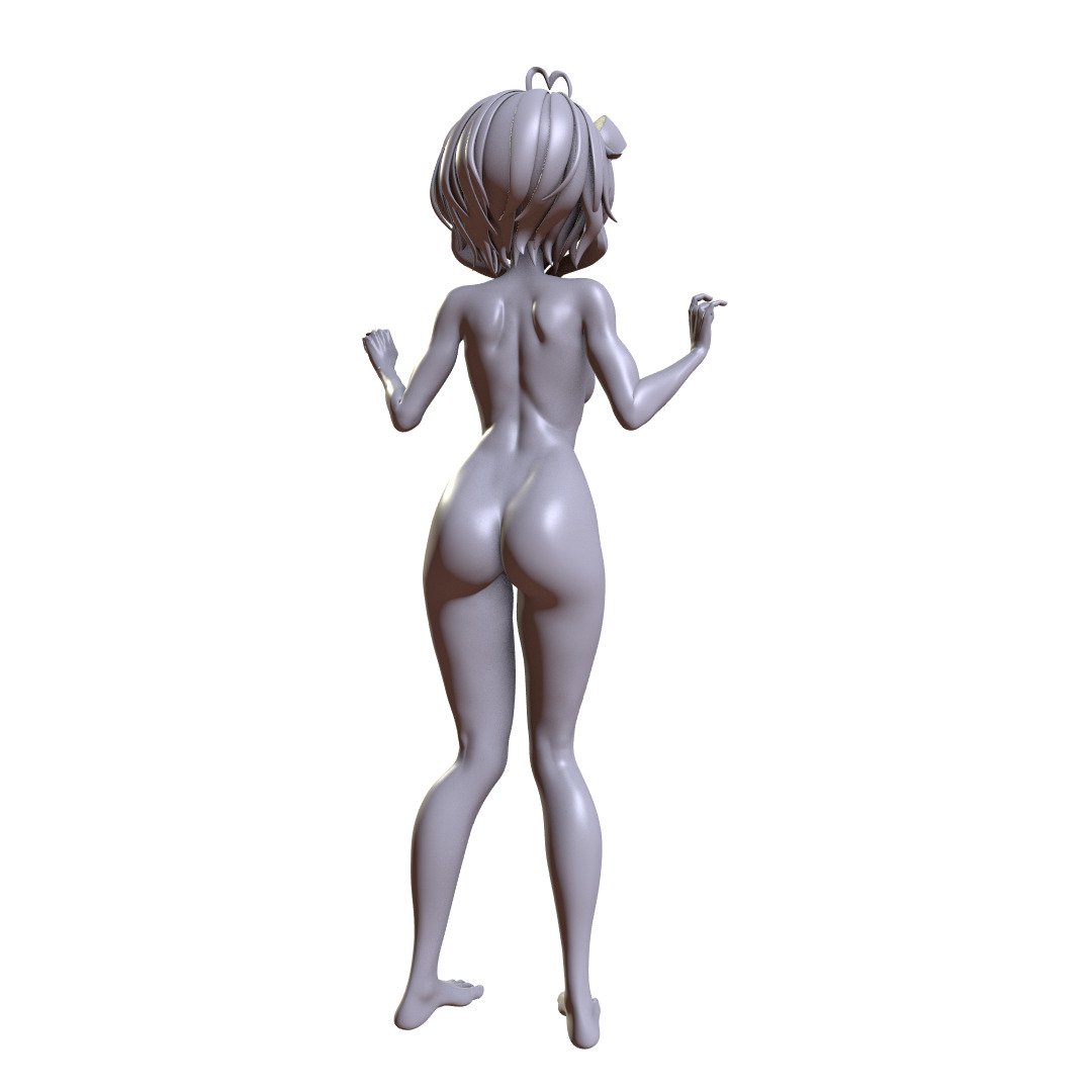 Mahou Shoujo ni Akogarete naked 1 Utena Hiiragi 3D print model_1