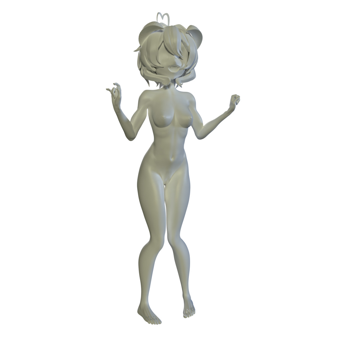 Mahou Shoujo ni Akogarete naked 1 Utena Hiiragi 3D print model_3