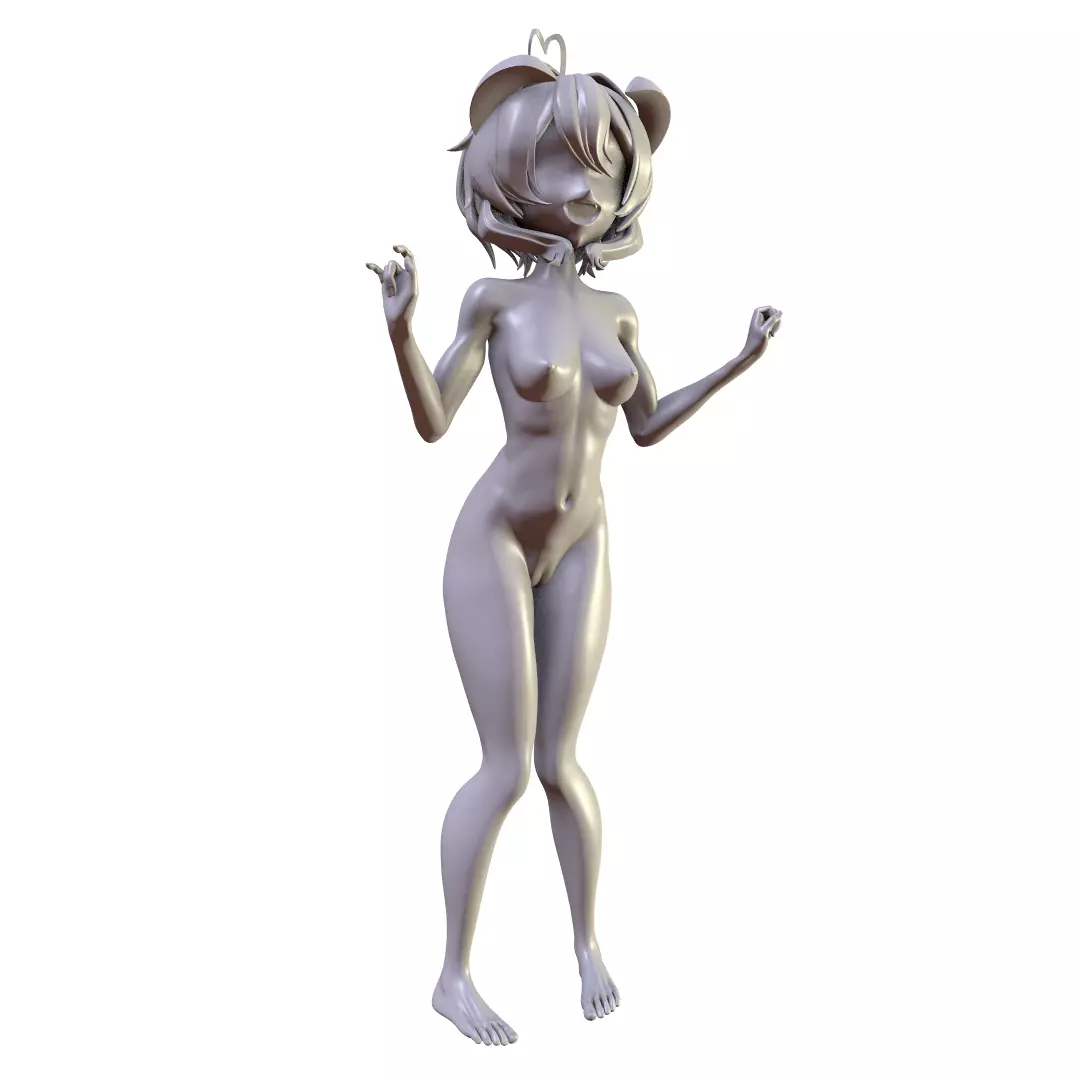 Mahou Shoujo ni Akogarete naked 1 Utena Hiiragi 3D print model_0