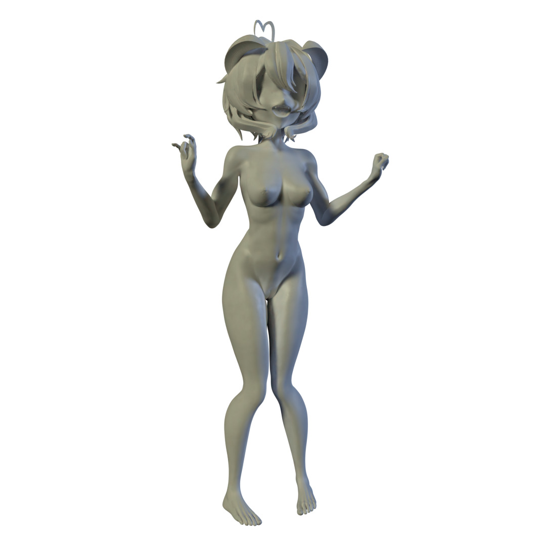 Mahou Shoujo ni Akogarete naked 1 Utena Hiiragi 3D print model_2