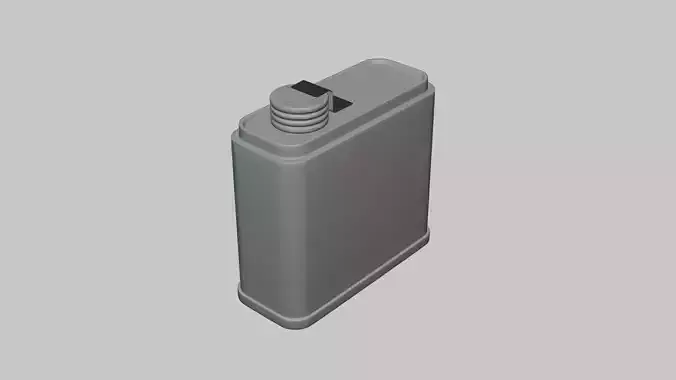 Basic Coffee Tin - Geometry Only No Textures No Materials