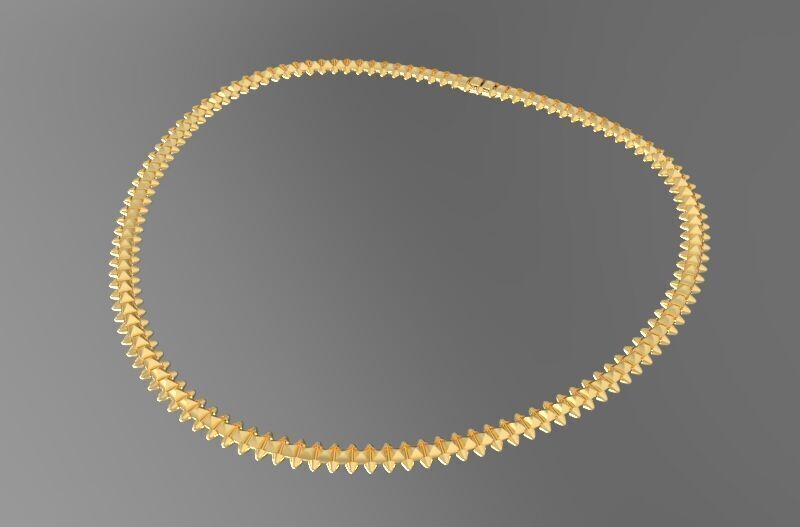 Clash Flexible Necklace 3D print model_6