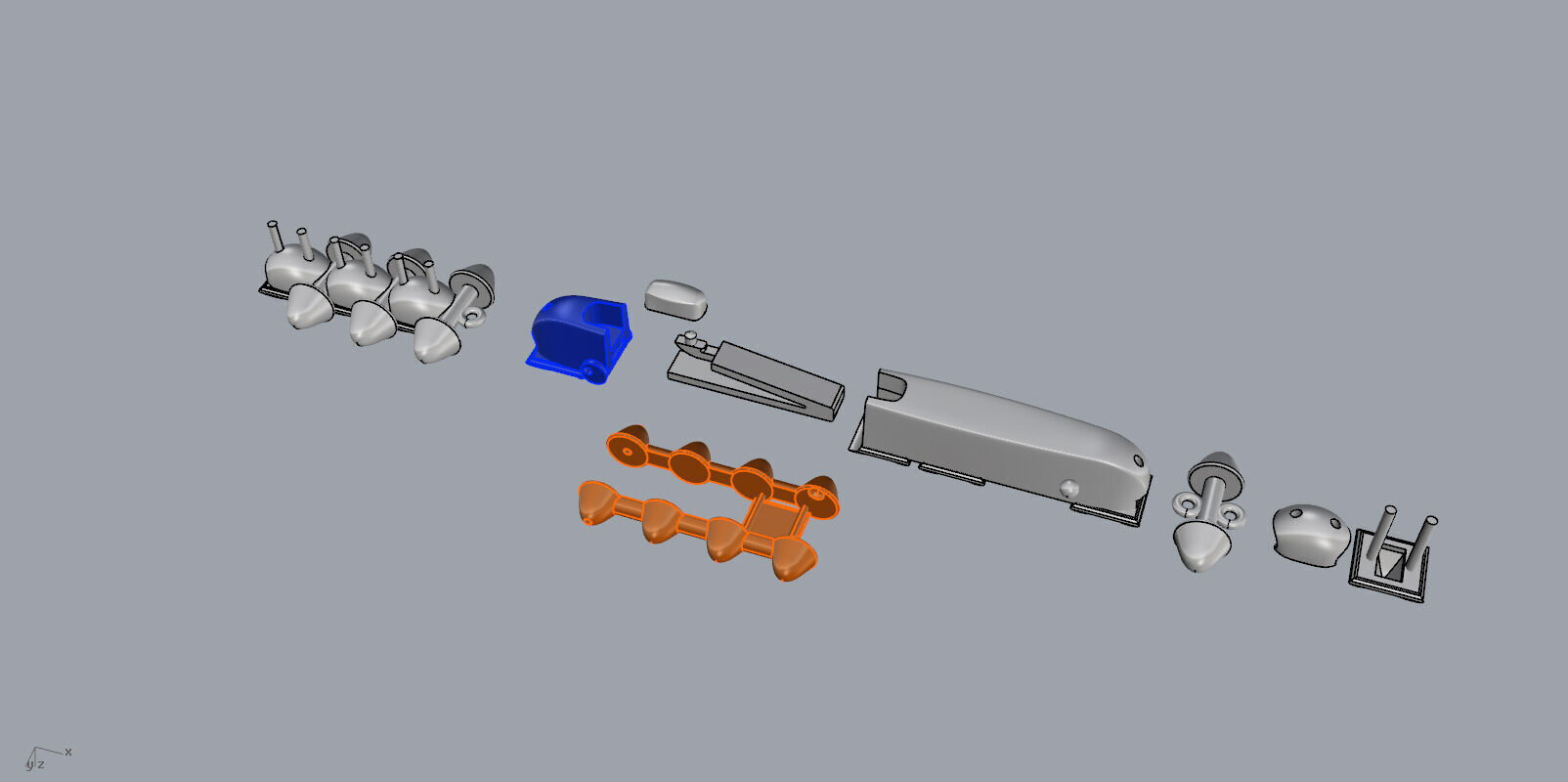 Clash Flexible Necklace 3D print model_13