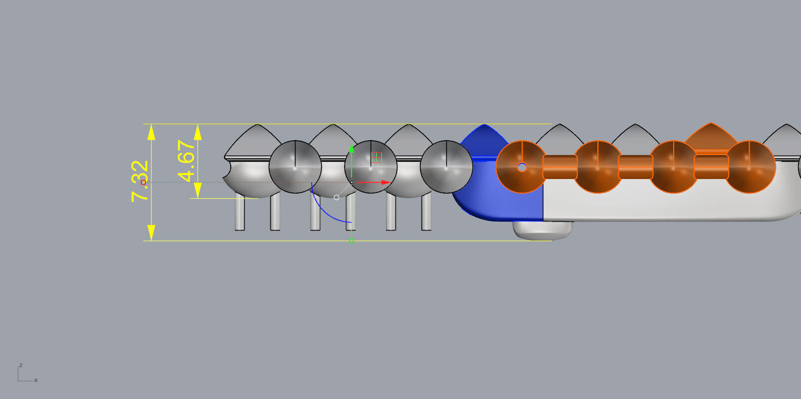 Clash Flexible Necklace 3D print model_9