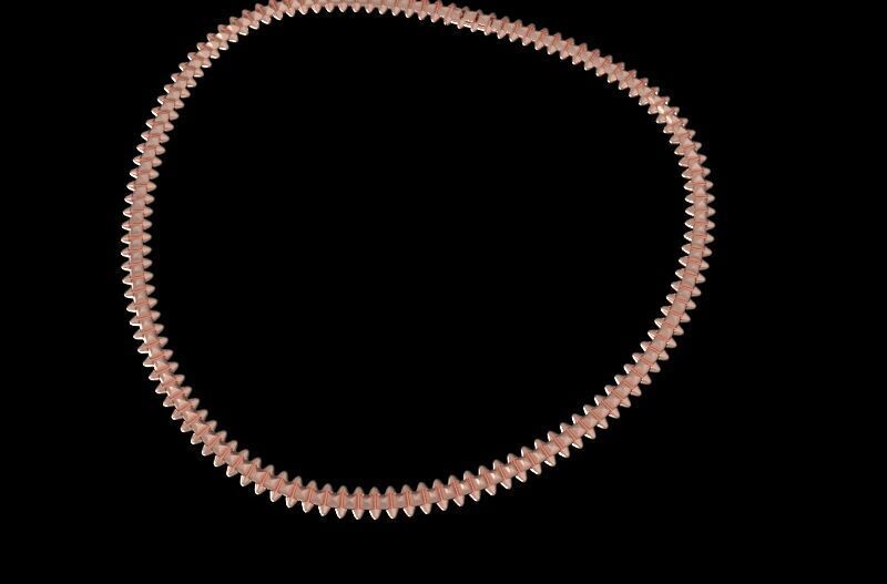 Clash Flexible Necklace 3D print model_21