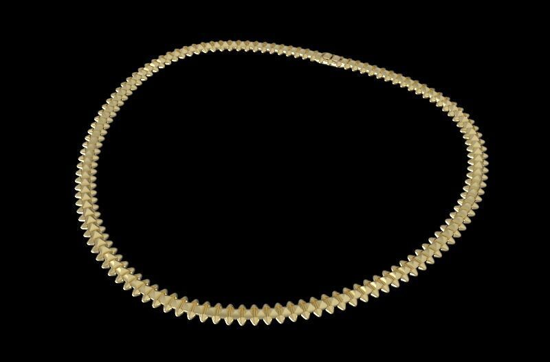 Clash Flexible Necklace 3D print model_2