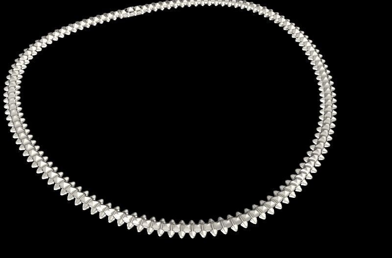 Clash Flexible Necklace 3D print model_20