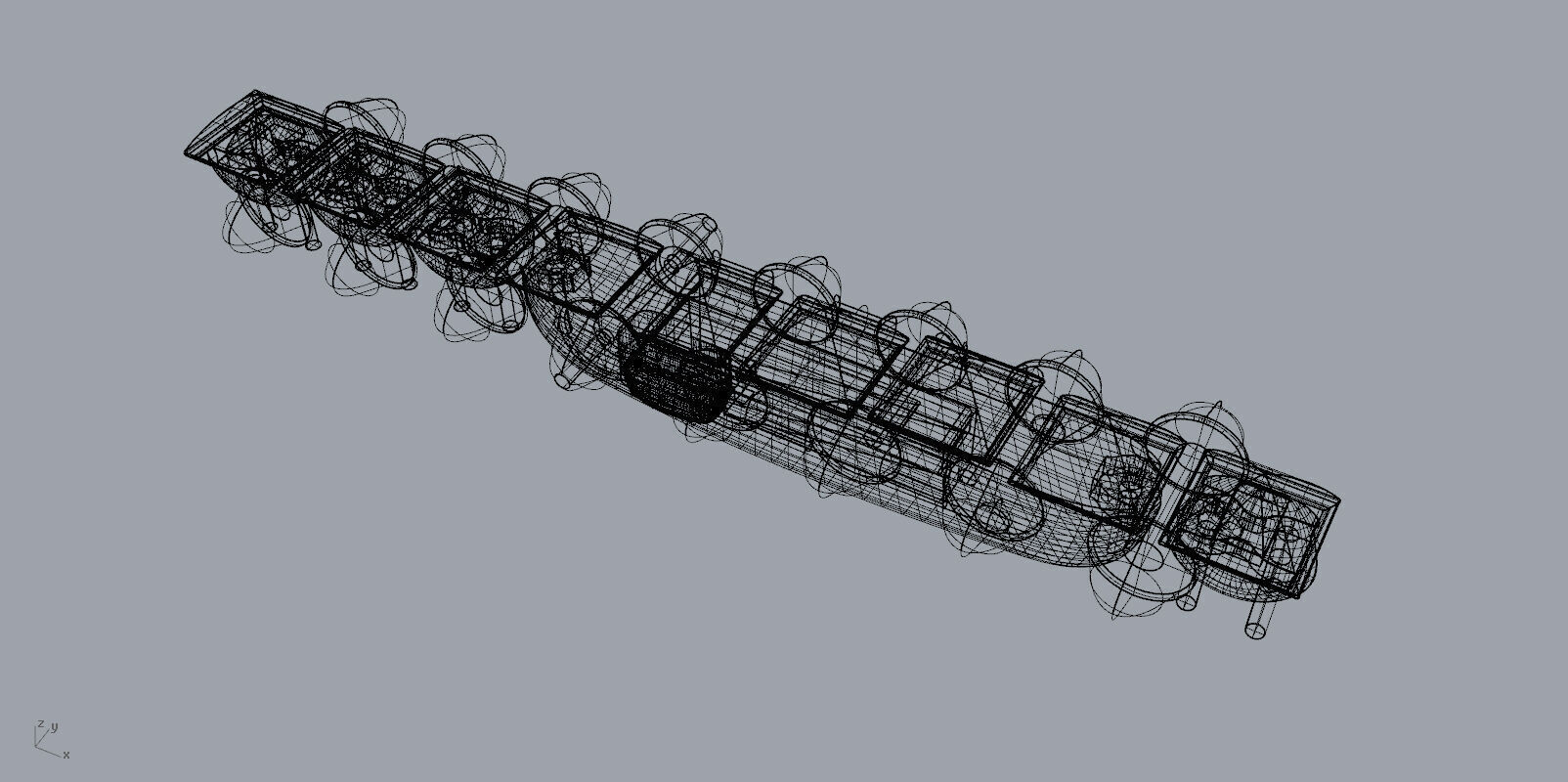 Clash Flexible Necklace 3D print model_15