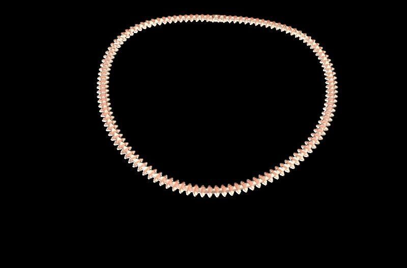 Clash Flexible Necklace 3D print model_3