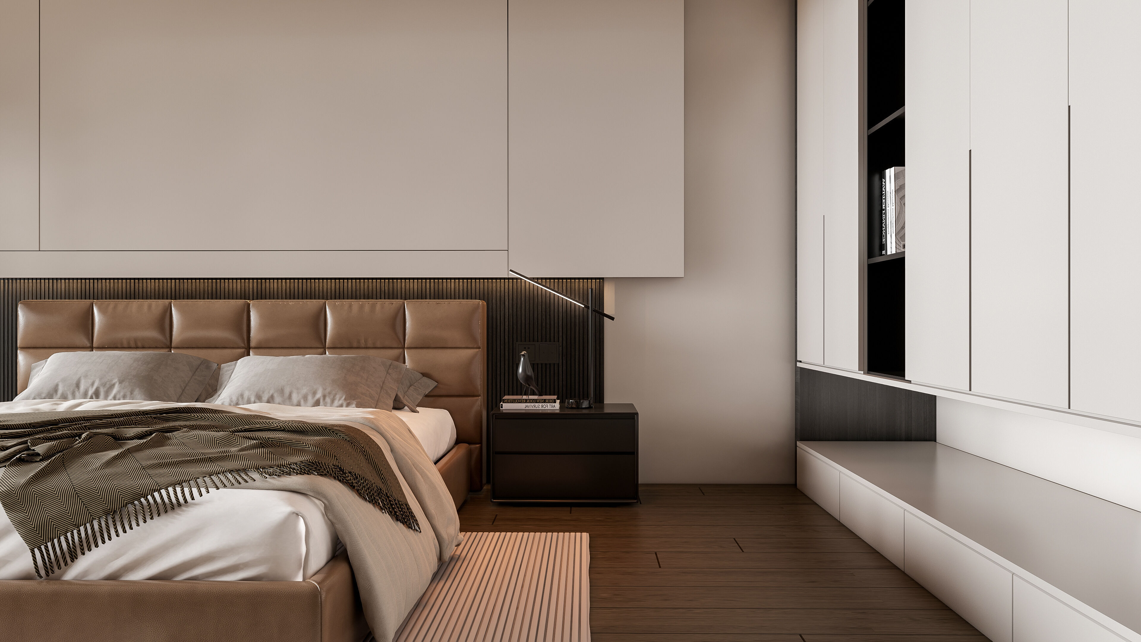 Italian bedroom 11 3D model_8