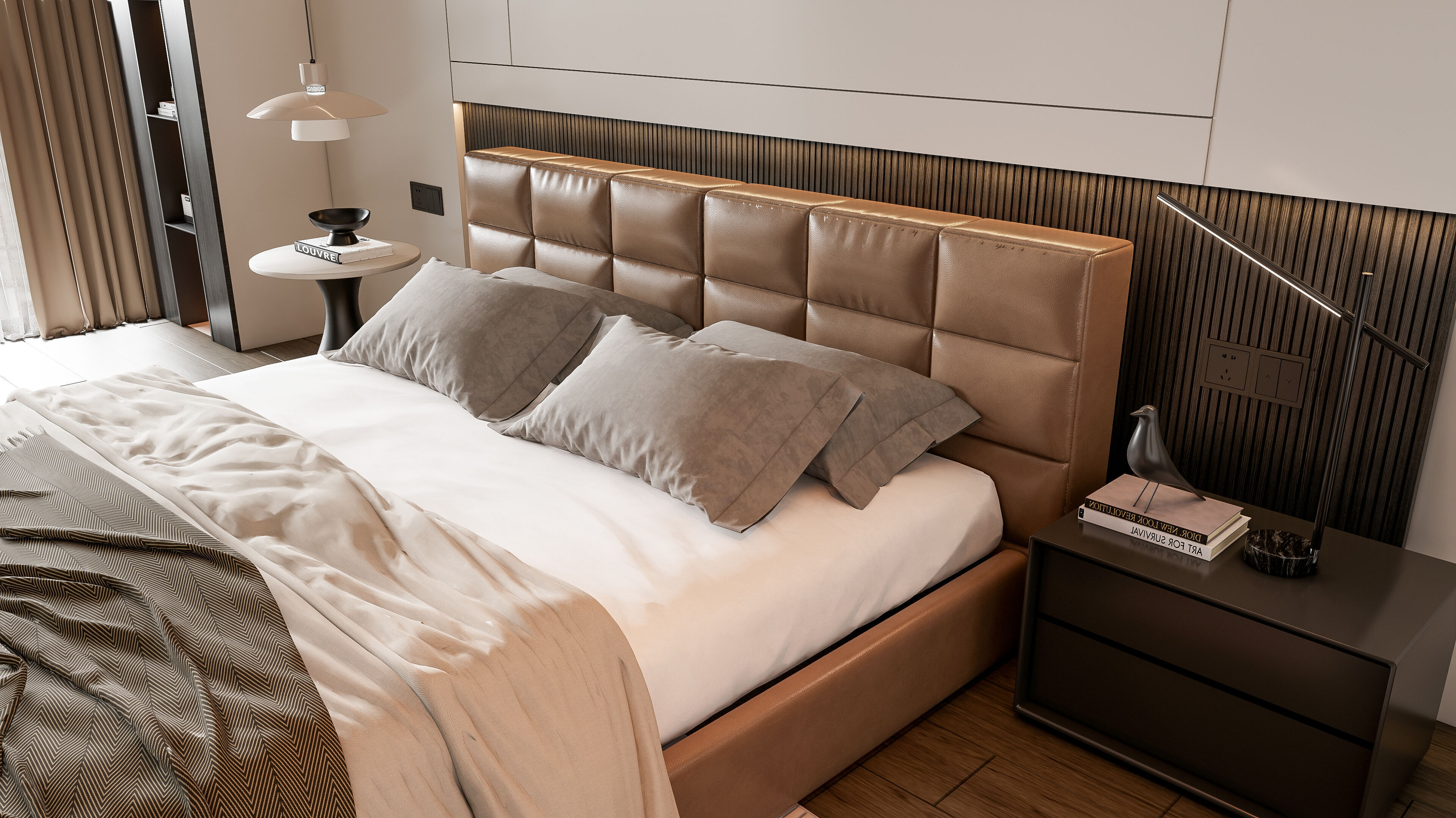 Italian bedroom 11 3D model_3