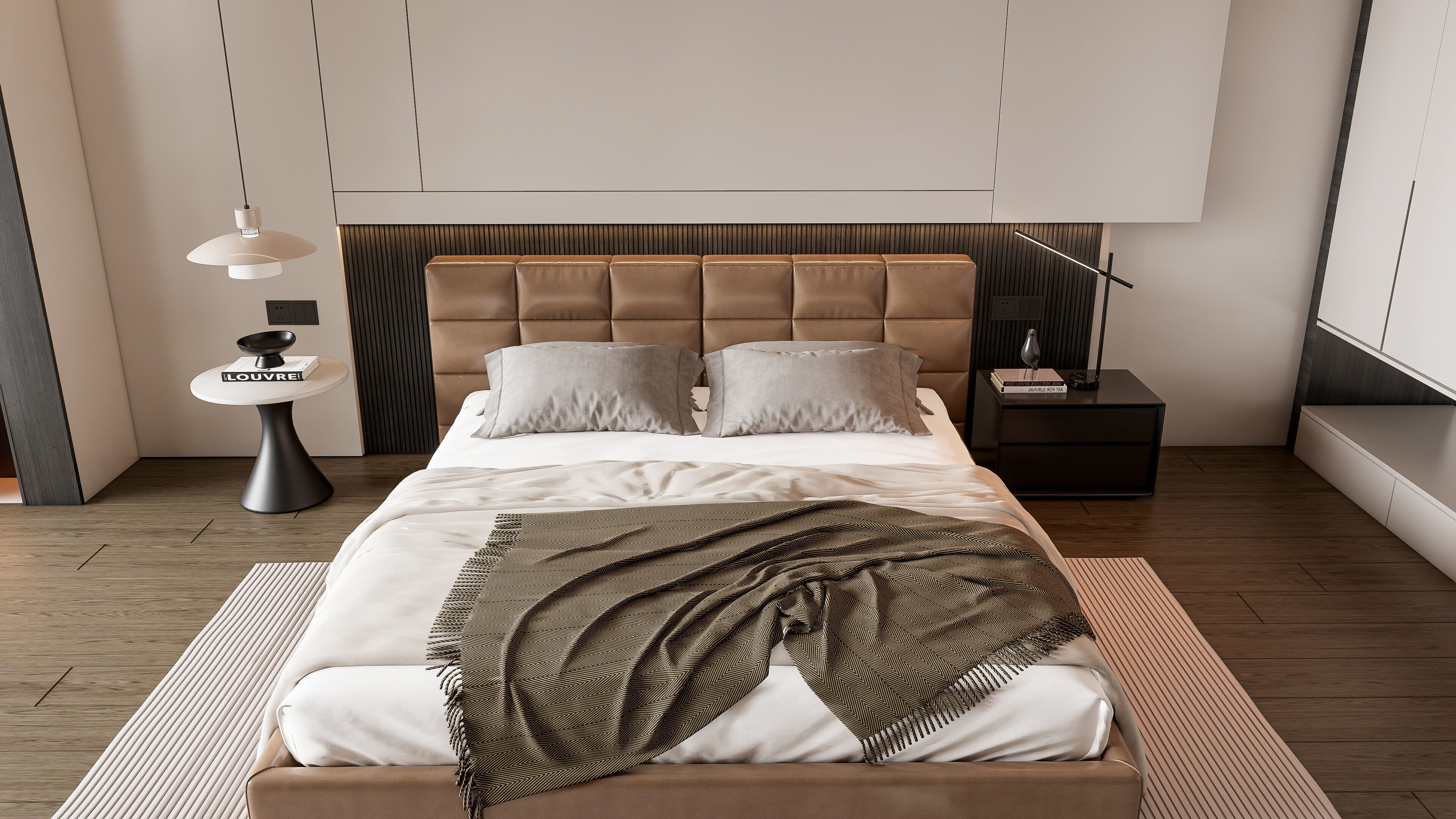 Italian bedroom 11 3D model_2