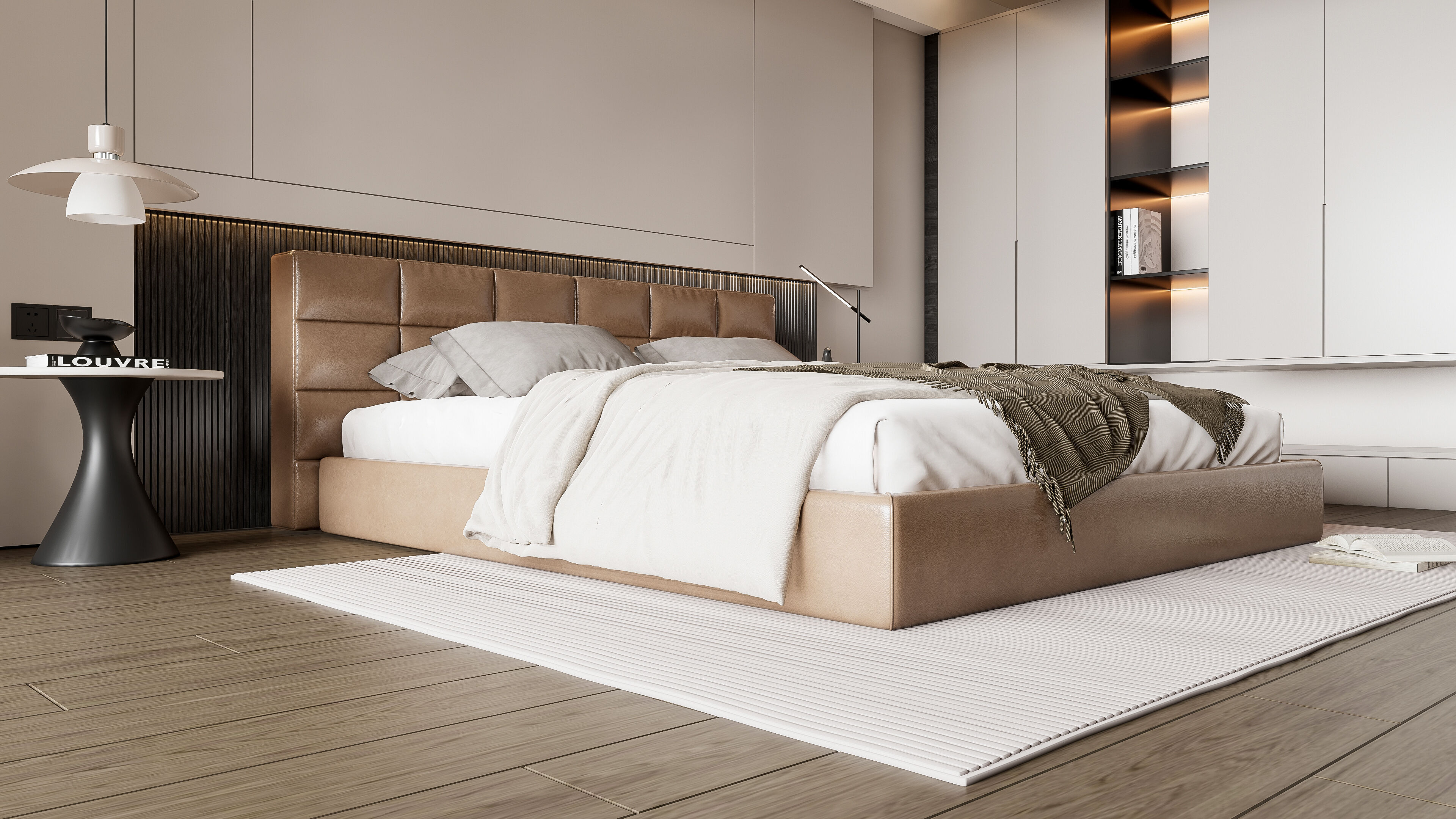 Italian bedroom 11 3D model_10
