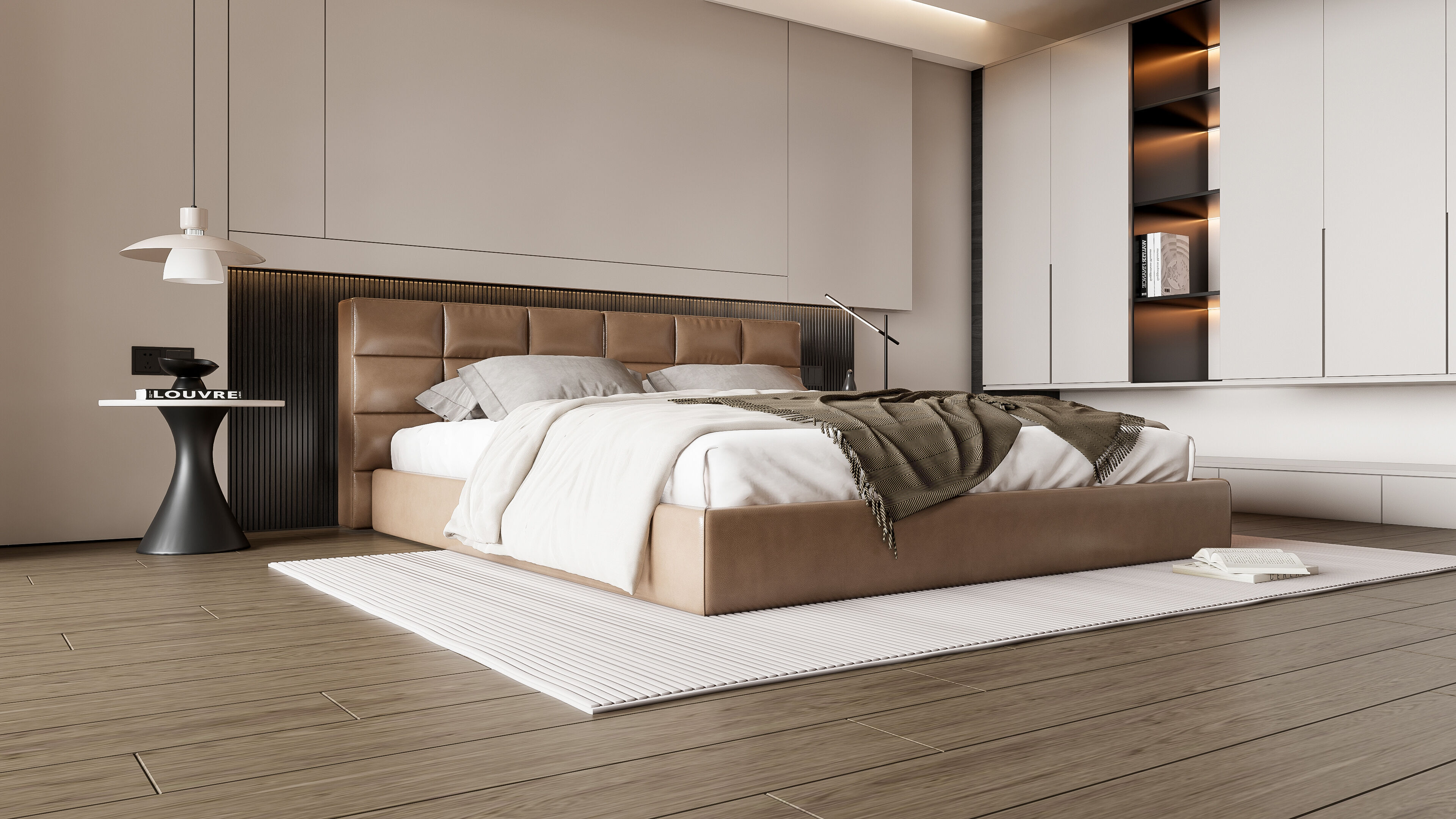 Italian bedroom 11 3D model_14