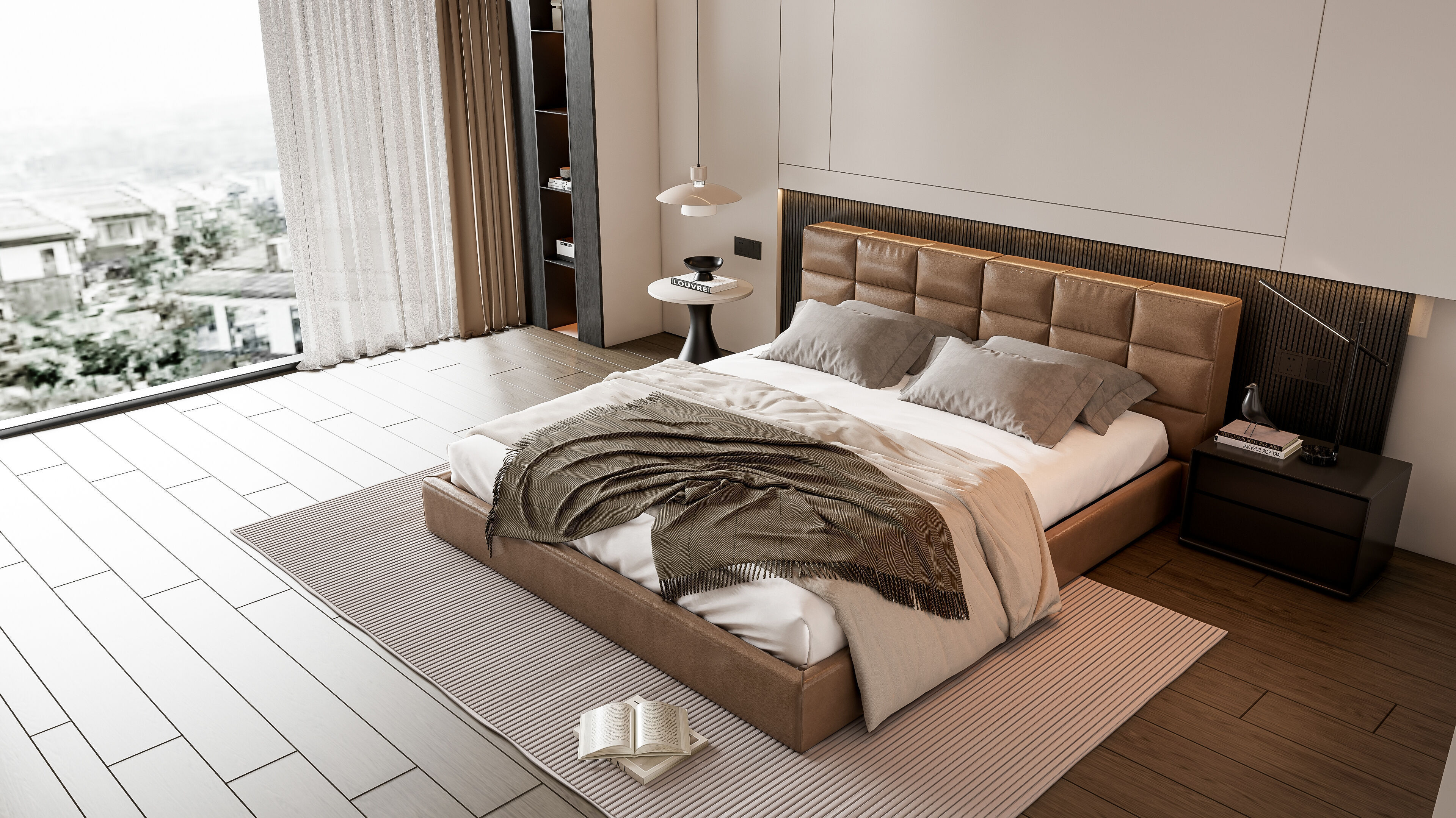 Italian bedroom 11 3D model_5