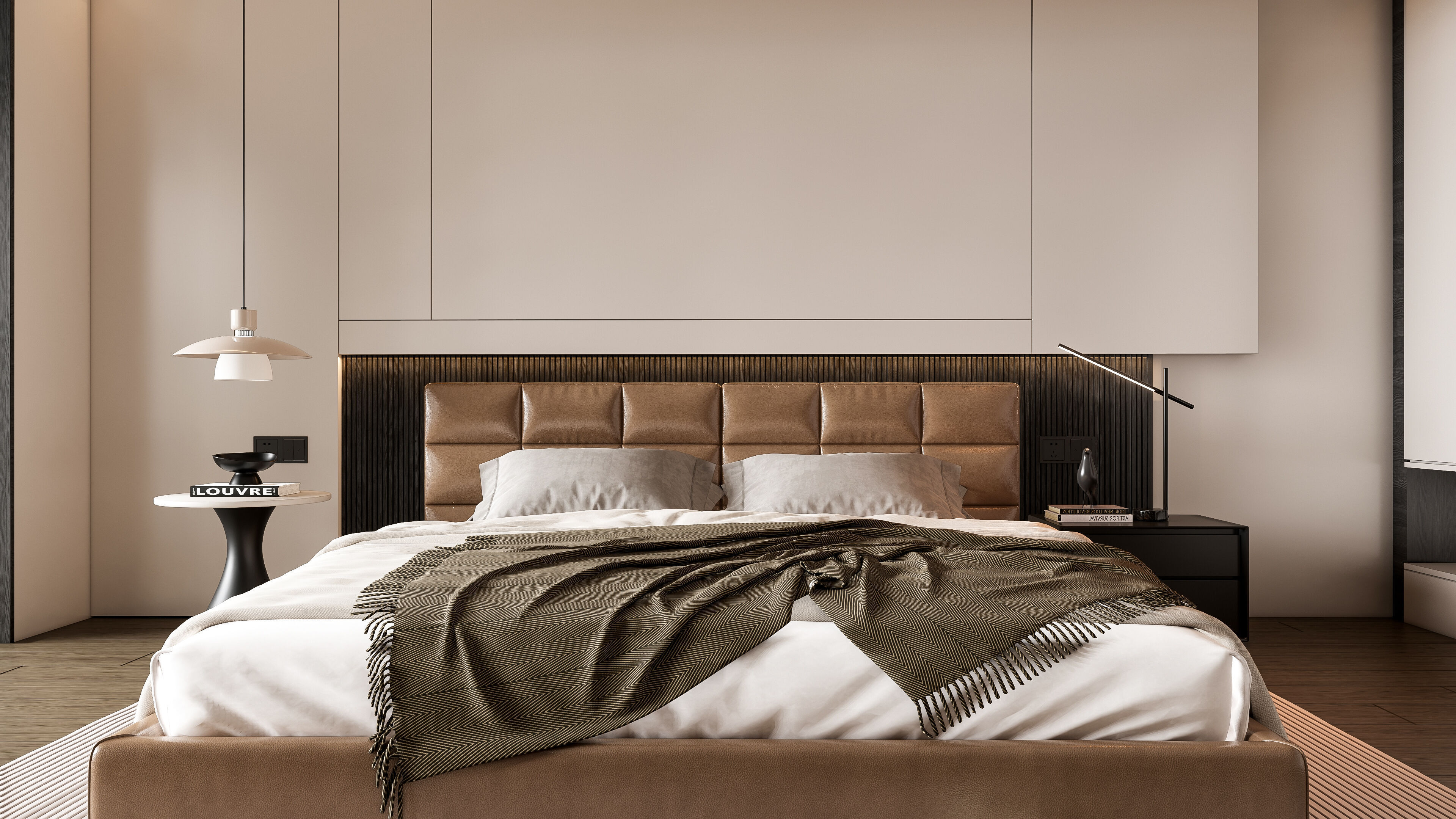 Italian bedroom 11 3D model_7