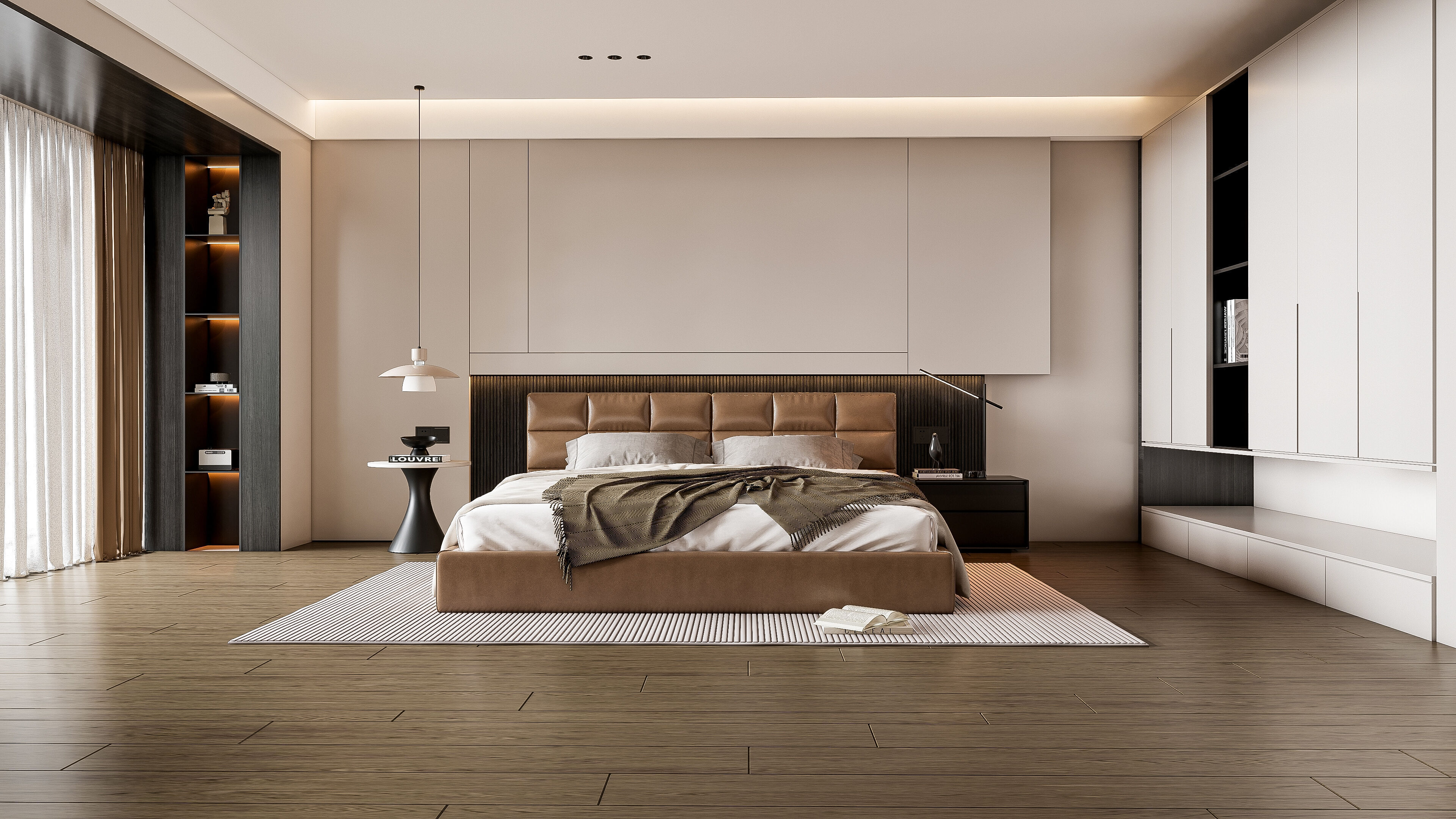 Italian bedroom 11 3D model_17