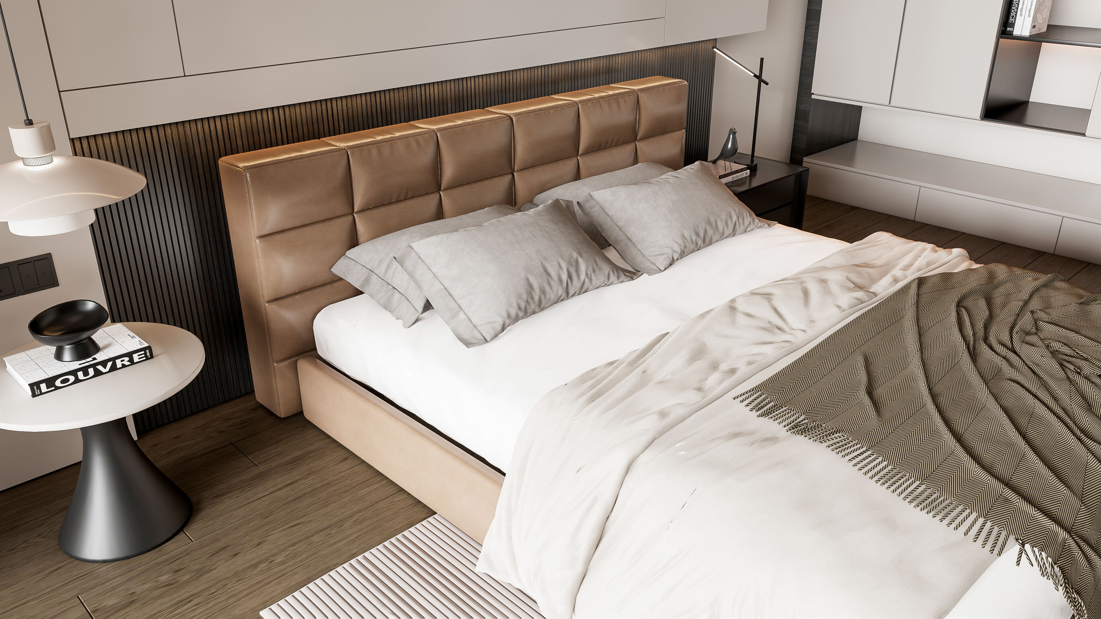 Italian bedroom 11 3D model_4