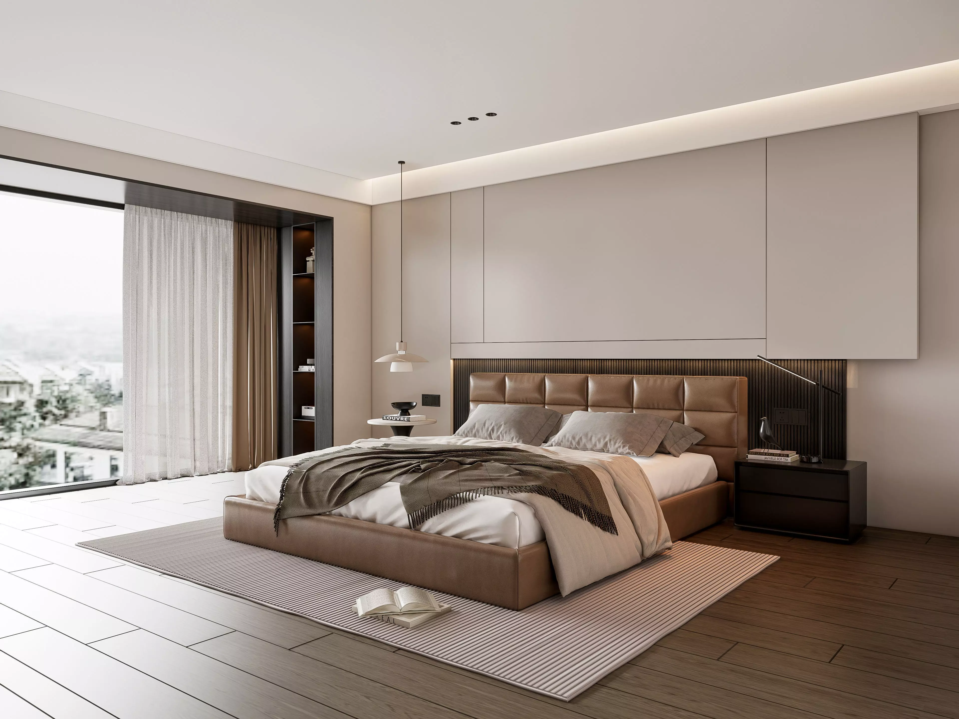 Italian bedroom 11 3D model_0