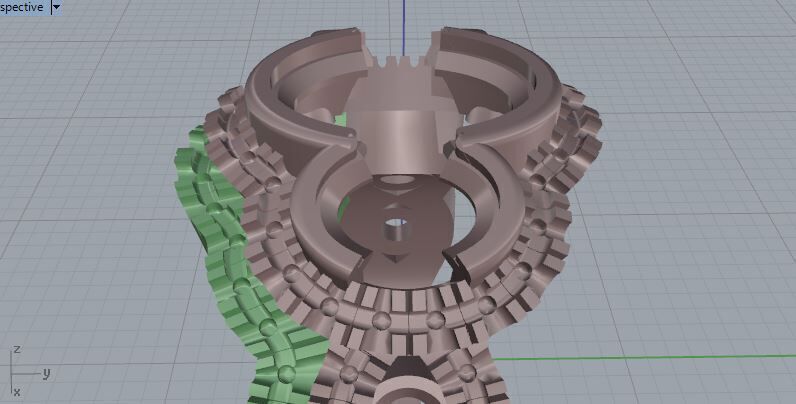 Engagement Ring and Band 3D print model_12