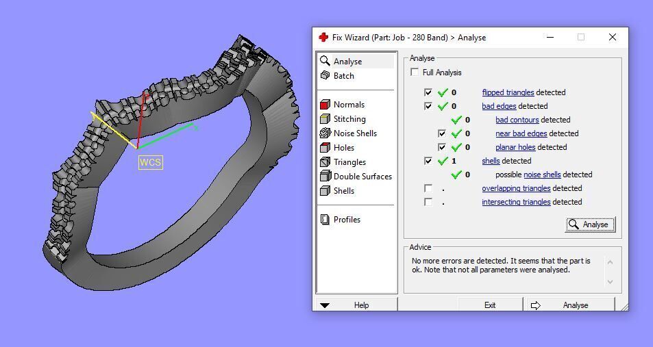 Engagement Ring and Band 3D print model_16