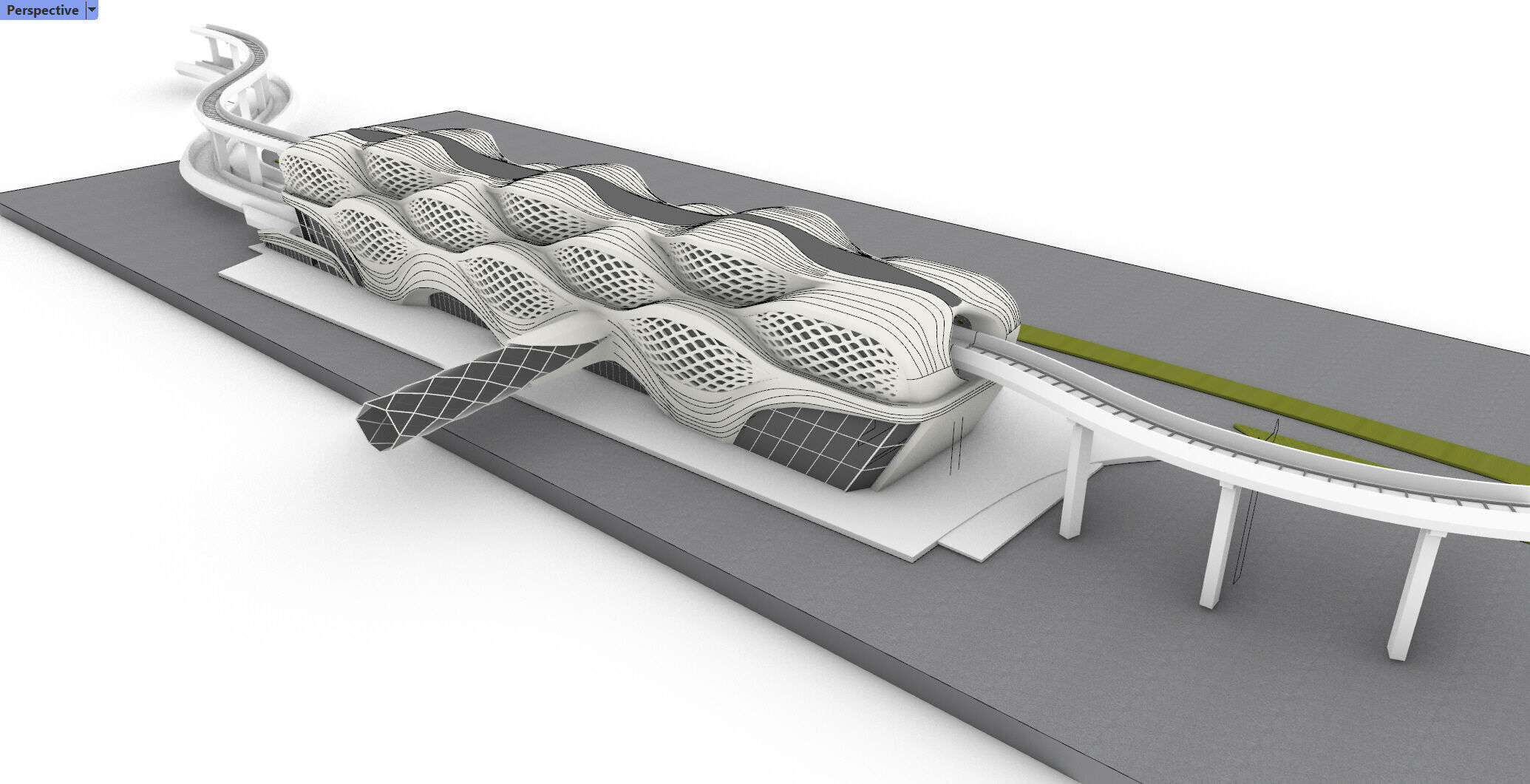 KAFD Metro Station 3D model_10