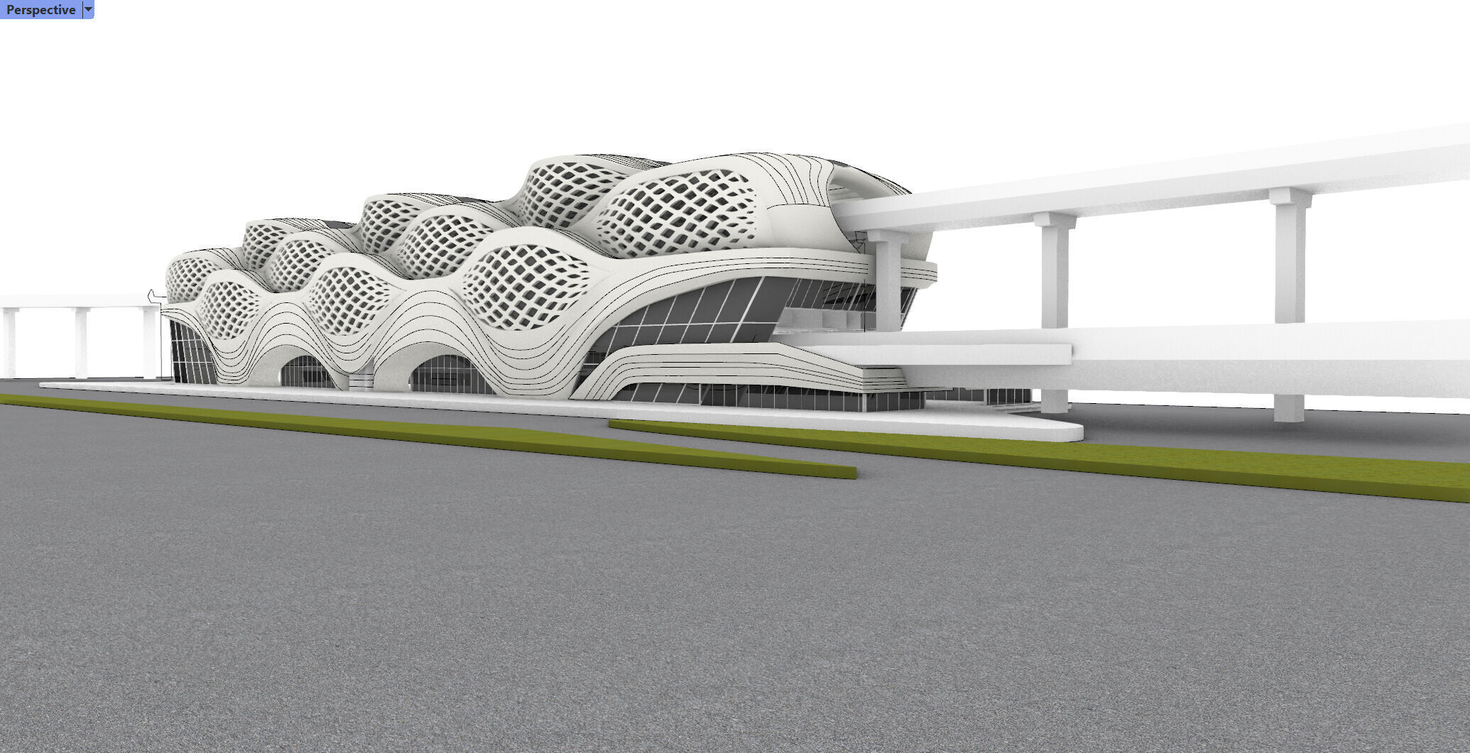 KAFD Metro Station 3D model_8