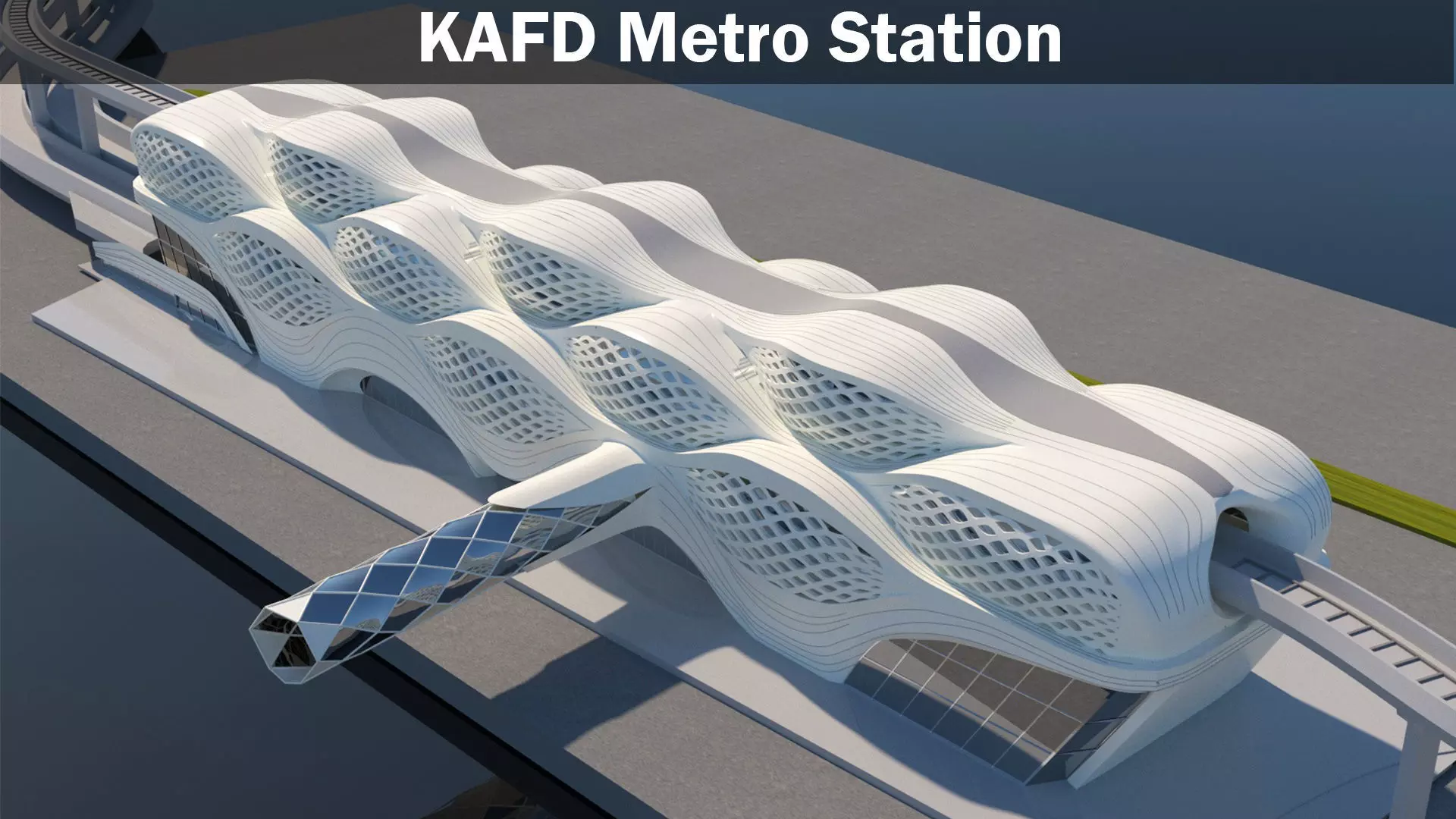 KAFD Metro Station 3D model_0