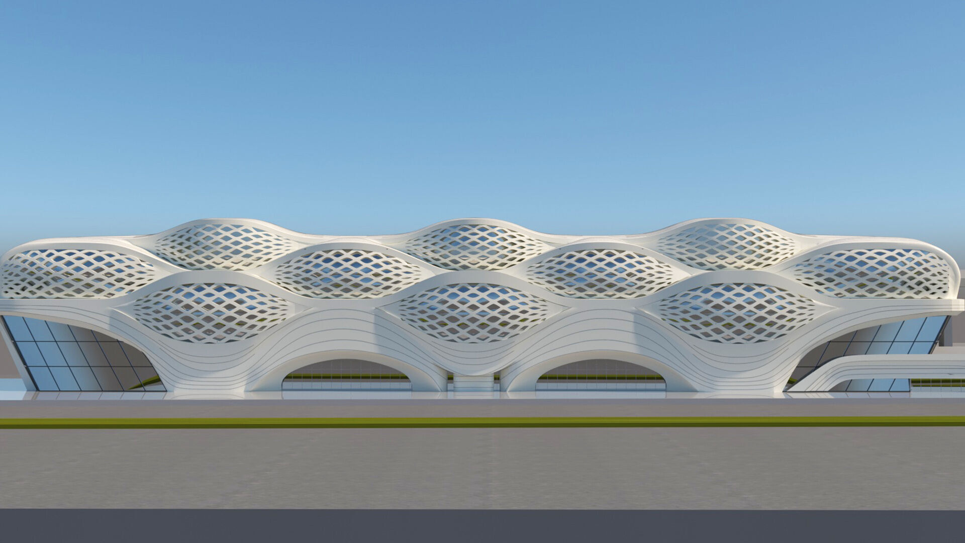 KAFD Metro Station 3D model_6