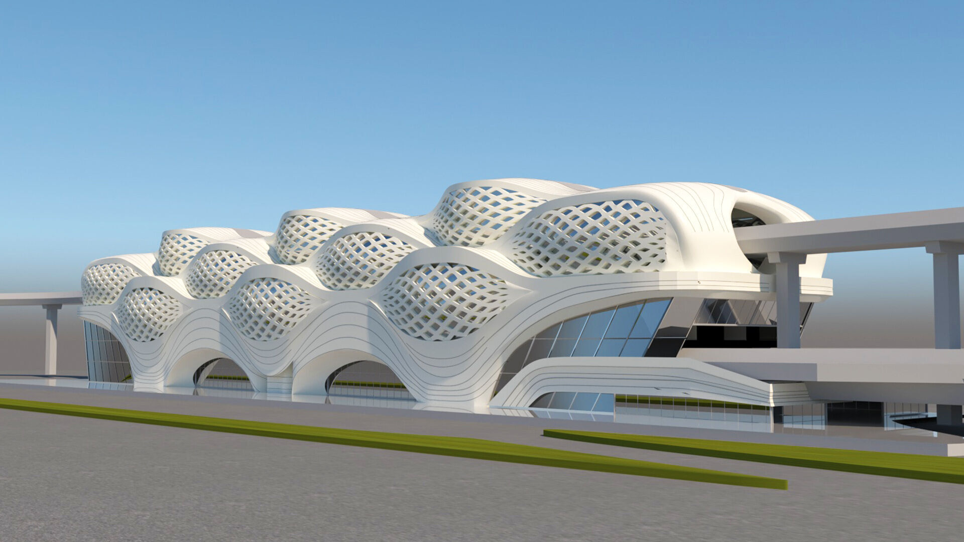 KAFD Metro Station 3D model_3