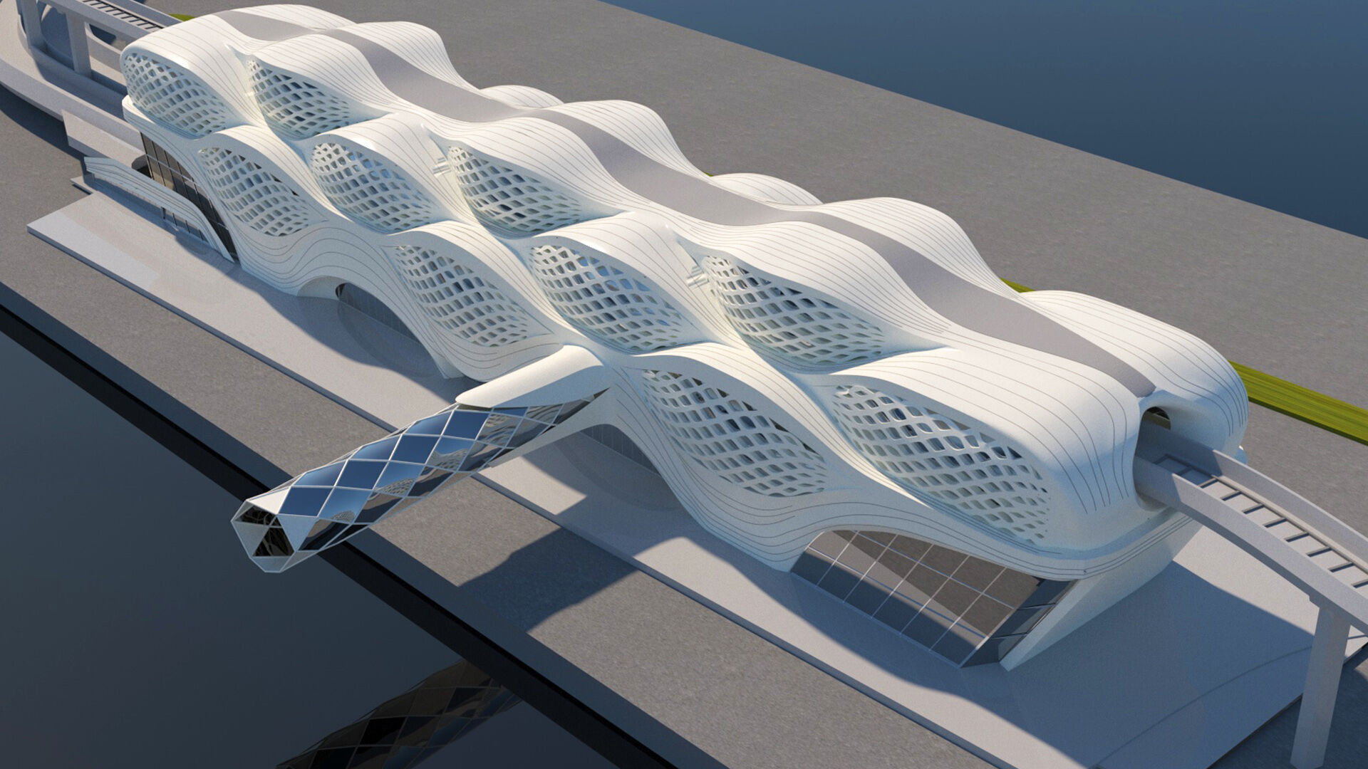 KAFD Metro Station 3D model_15