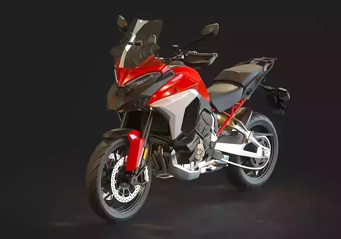 Base model  Ducati Multistrada V4 S 2021 3D model