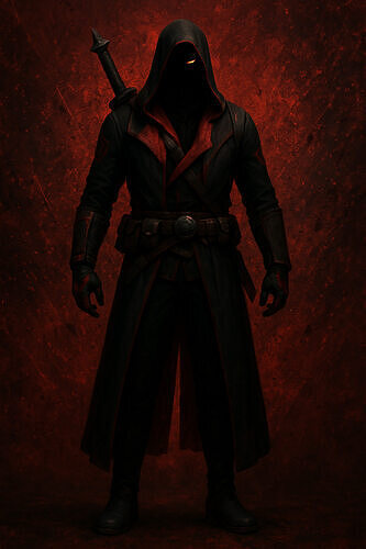 Shadowblade - Low Poly Game Ready Assassin Character Low-poly 3D model