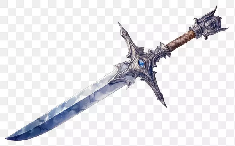 Epic Fantasy Sword Stylized Royal Blade Game Ready 3D print model