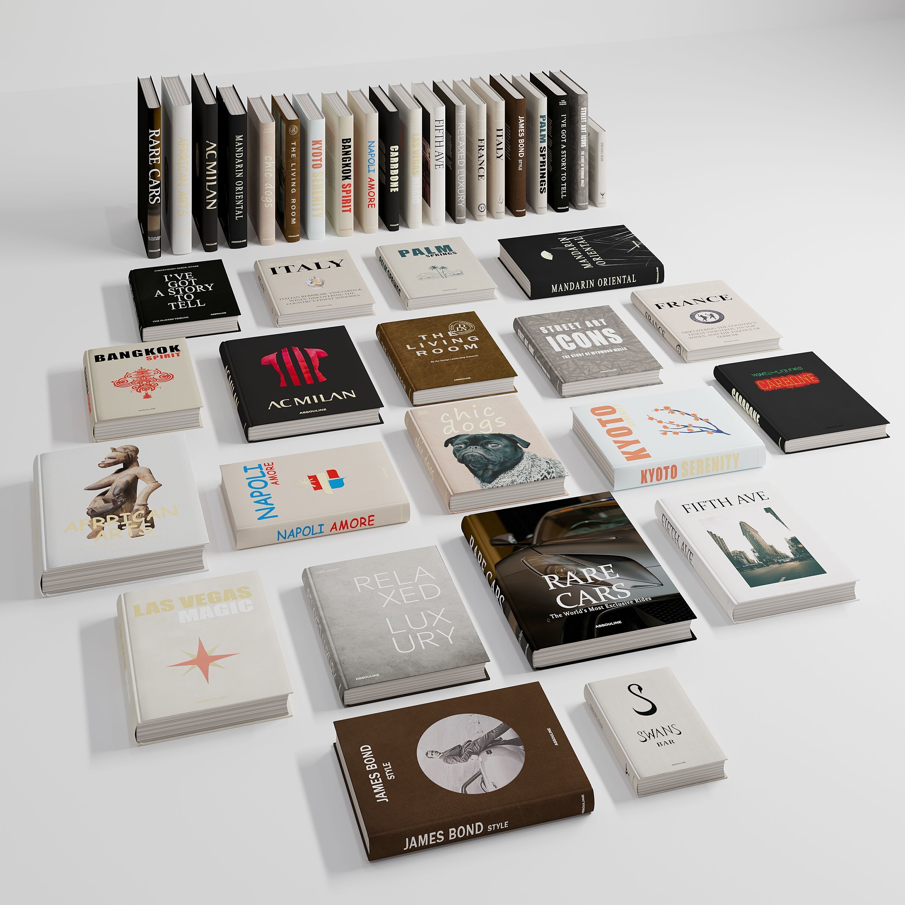 Book Collection 02-Assoulin Coffee Table Books 3D model_4