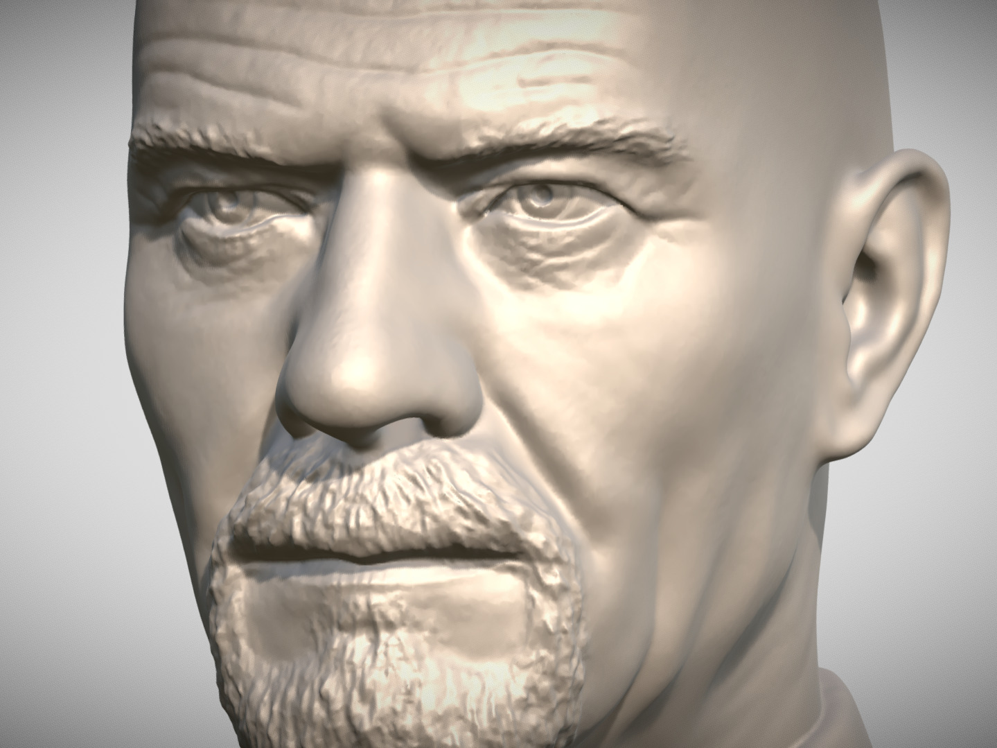 Walter White Bryan Cranston Breaking Bad bust 3D print model_12