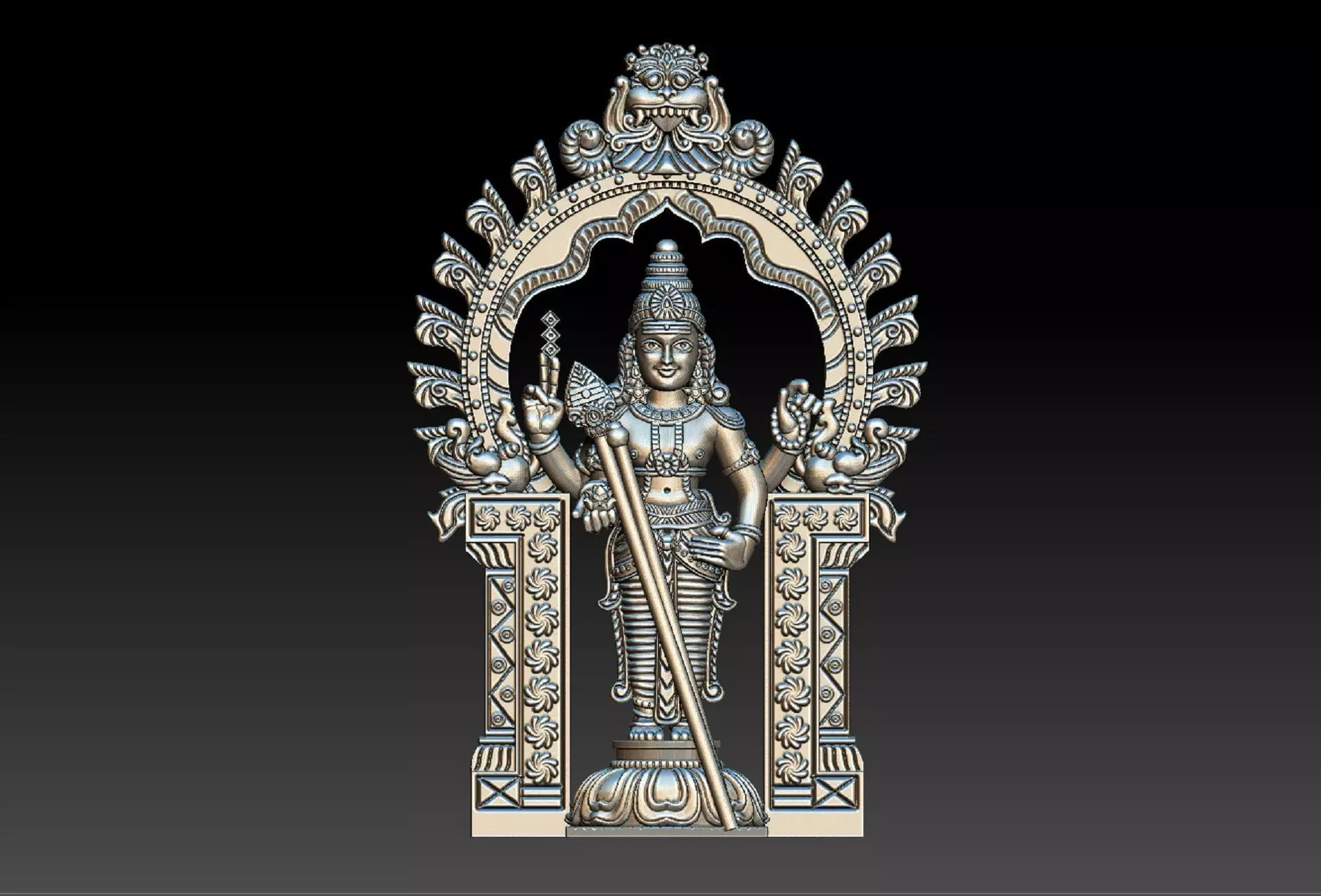 karthikeya pendant 3D print model_0