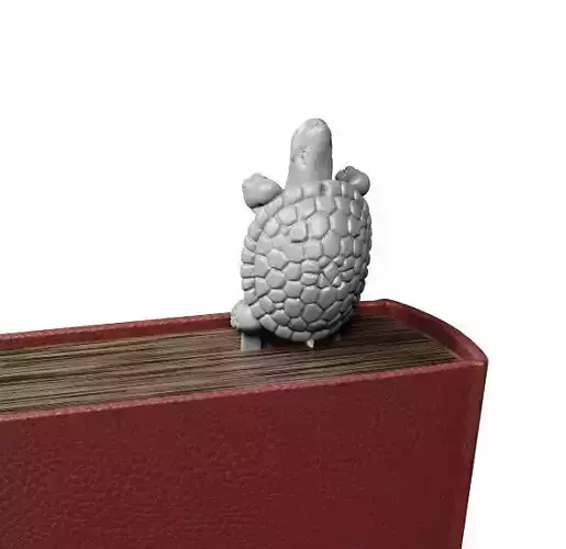 Tortoise Bookmark 3D print model