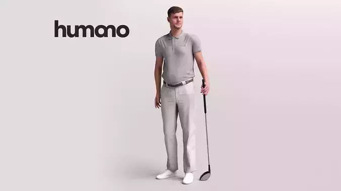 Humano Man playing golf - standing -2601-056-2706