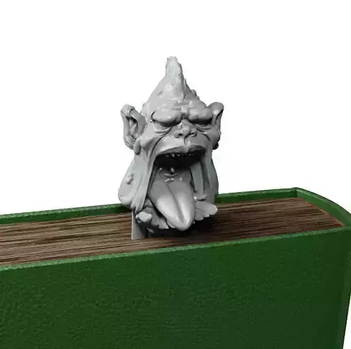 Orc Bookmark 3D print model